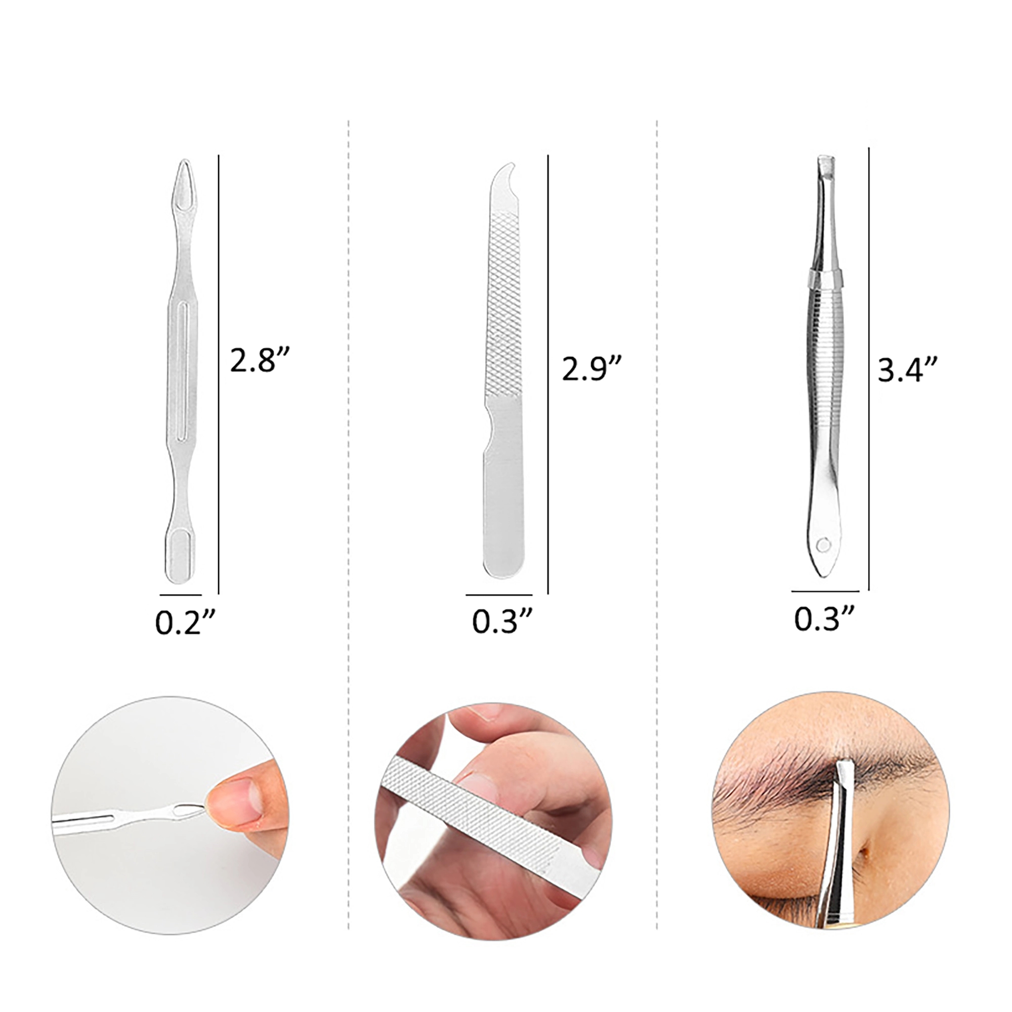 7 PCS Manicure Set Nail Clippers Pedicure Kit 1