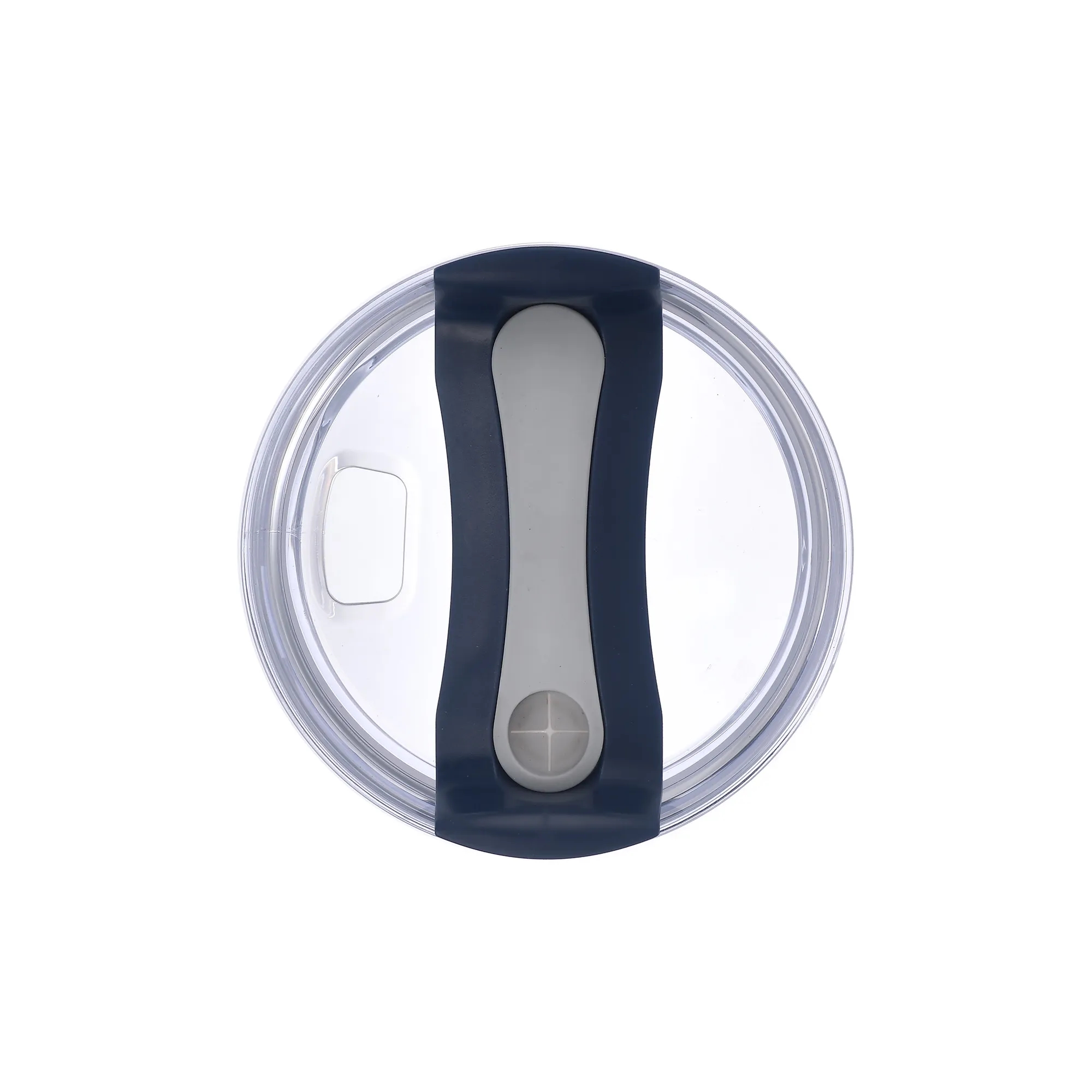 30oz. Dual Wall Stainless Steel & PP Tumbler with Clear Lid 30