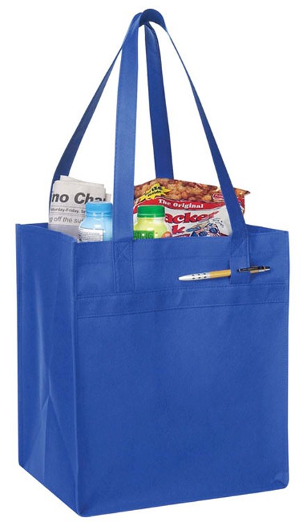 Non-Woven Tote with Fabric Covered Bottom 5