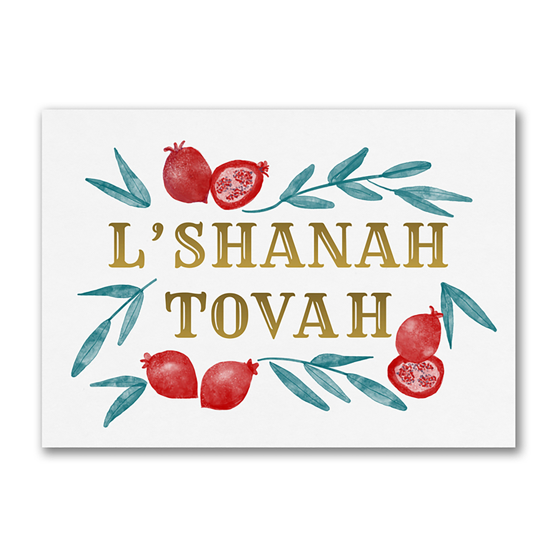 Seasonal Fruits Holiday Card 3