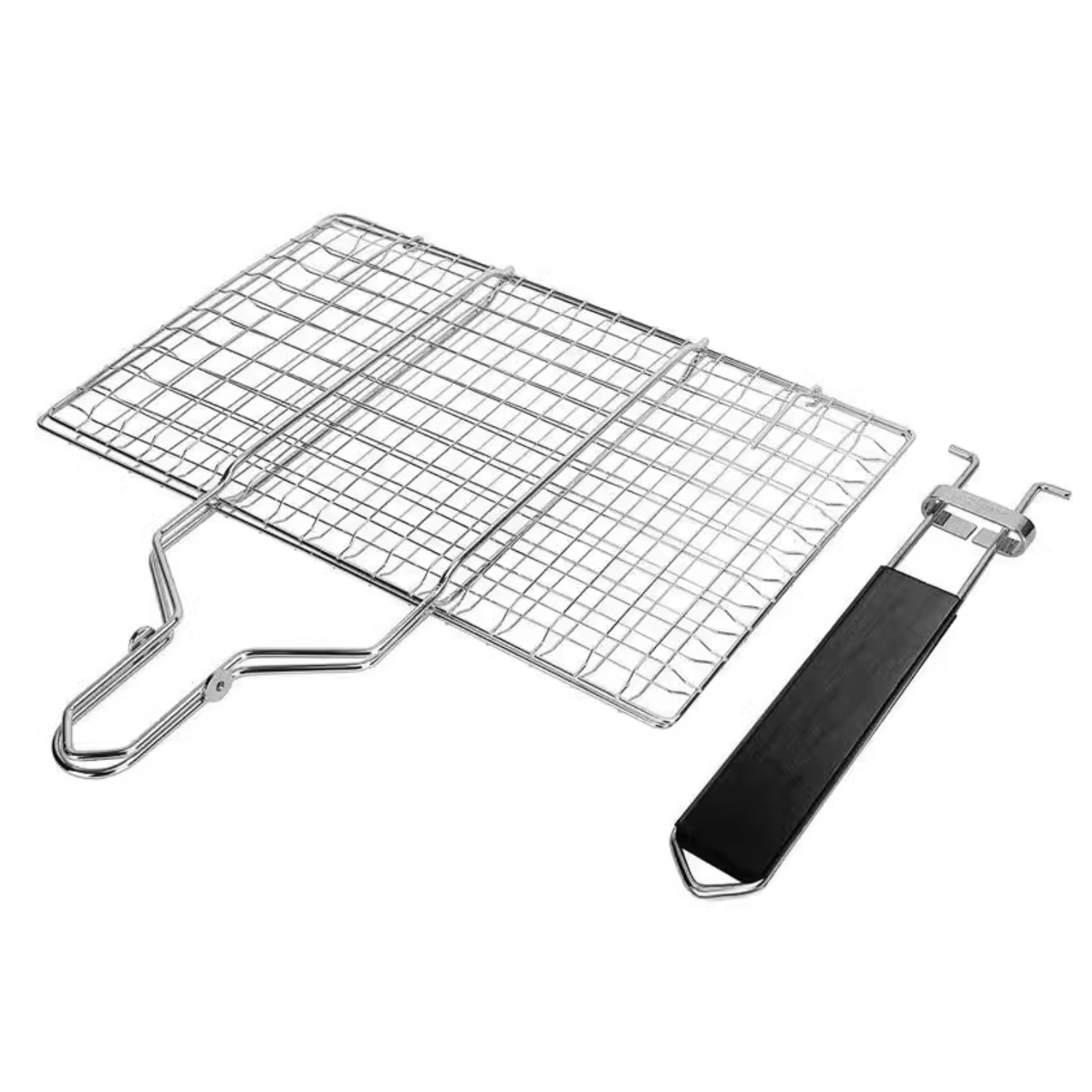 Outdoor Stainless Steel Square Barbecue Grill Basket 3