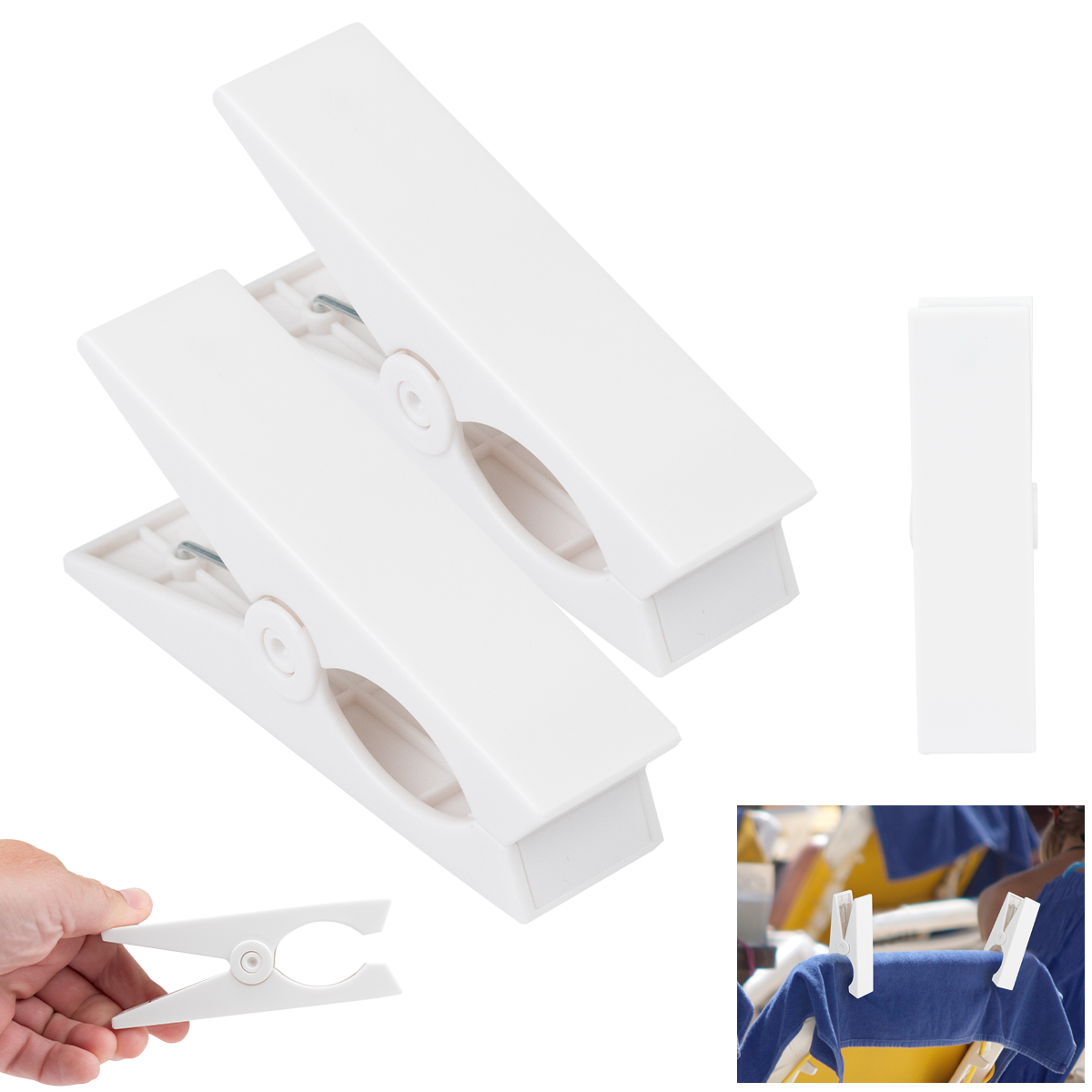 Towel Chair Clip Set 3