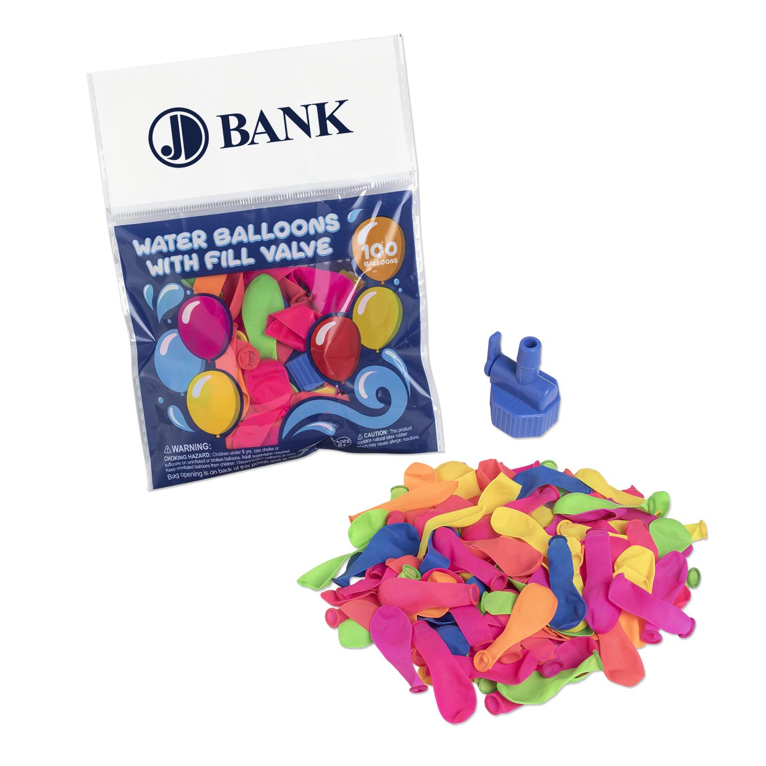 100 Water Balloon Pack with Nozzle 3