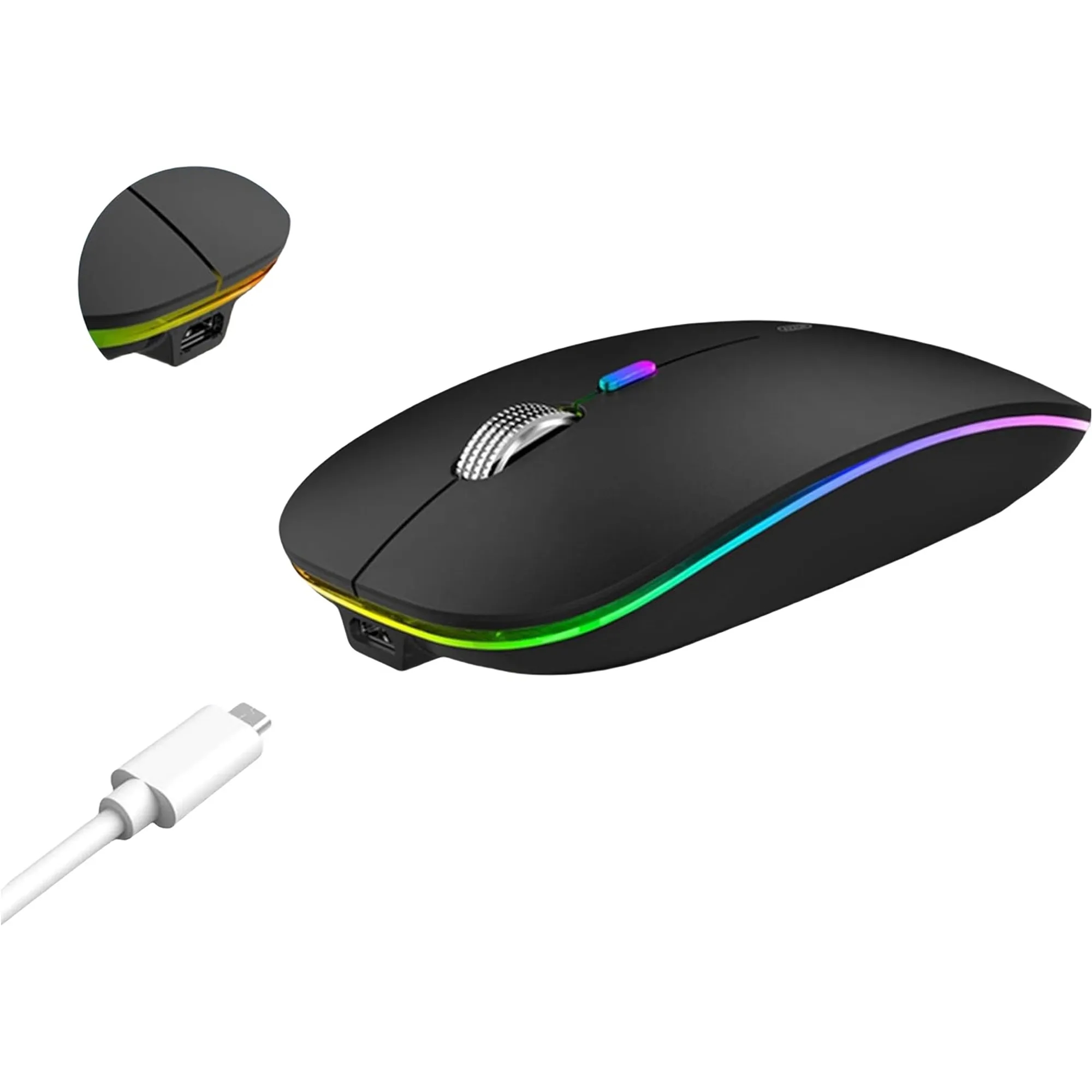 LED Wireless Silent Mouse 2