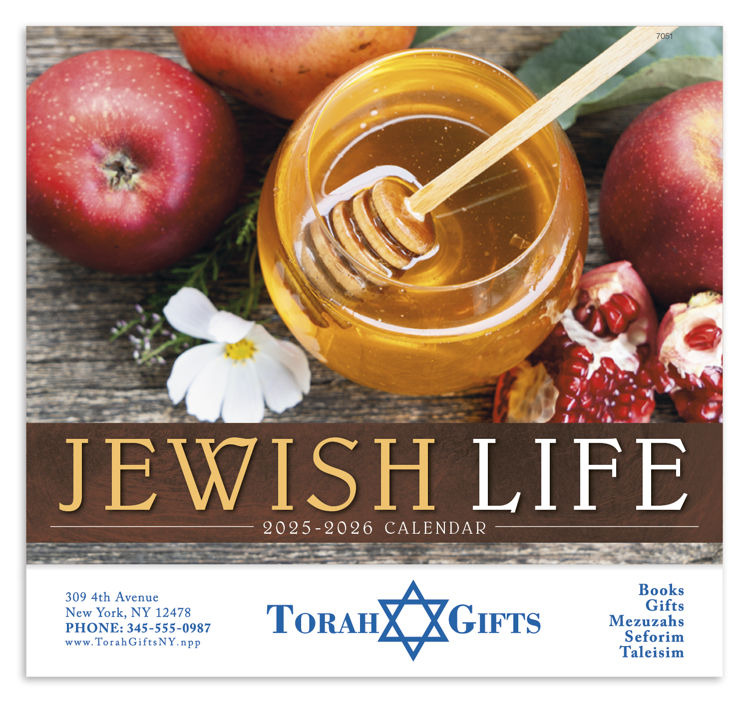Good Value™ Jewish Life - Stapled Calendar 55