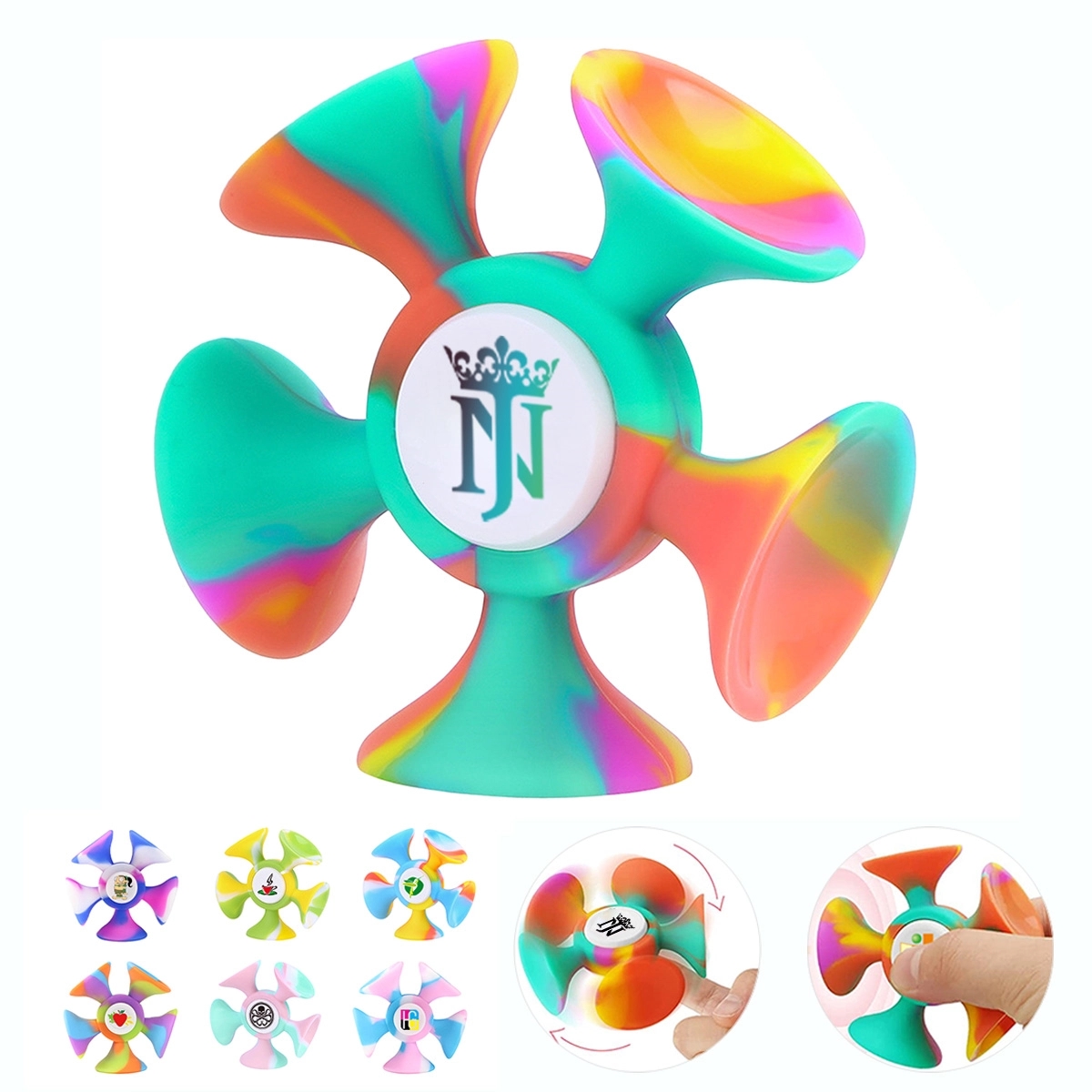 Custom Anxiety Stress Relief Silicone Decompression Sucker 1