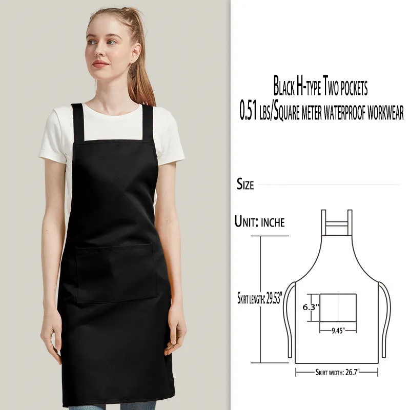 Waterproof Apron with Front Pockets 3