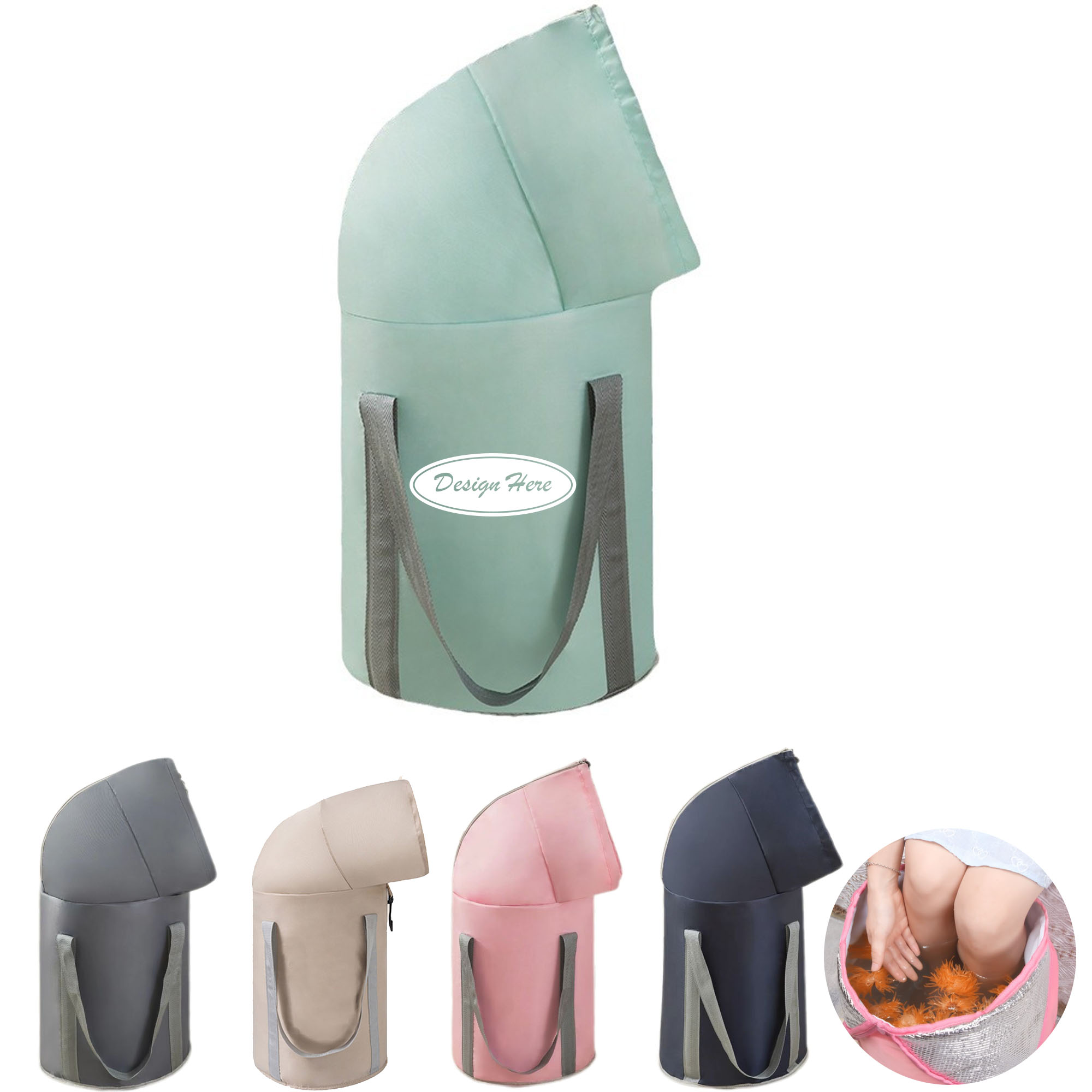 Durable & Foldable Over-Knee Foot Soak Tub with Thickened Design 5