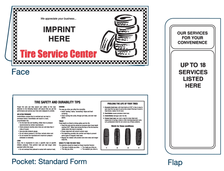 Tire and Auto Service Document Folder 2