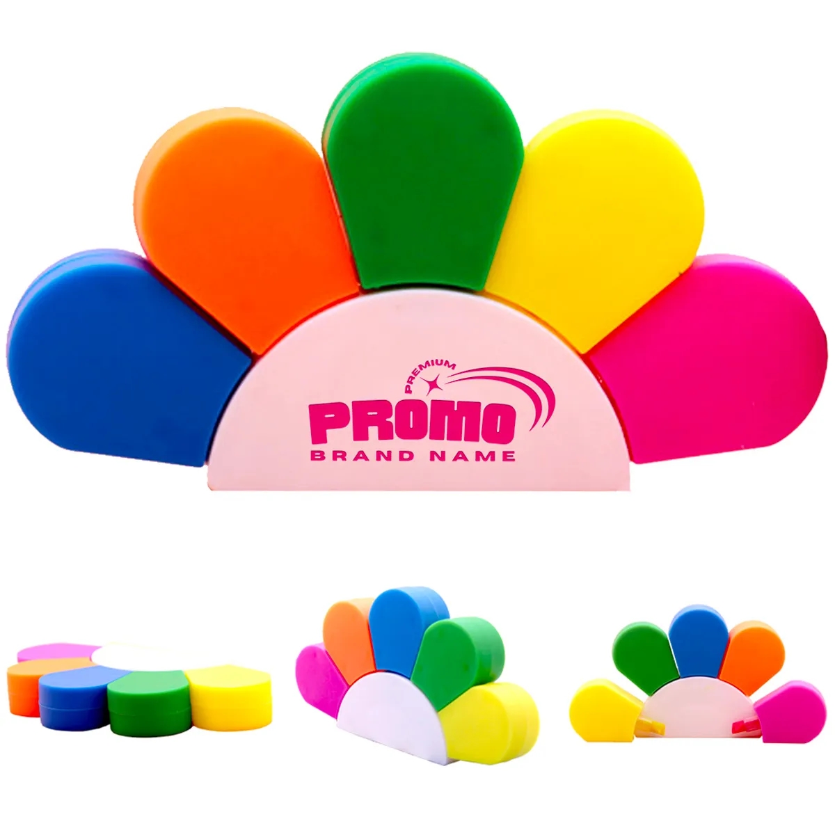 5 In 1 Flower Watercolor Fluorescent Pen Petals Highlighters 3