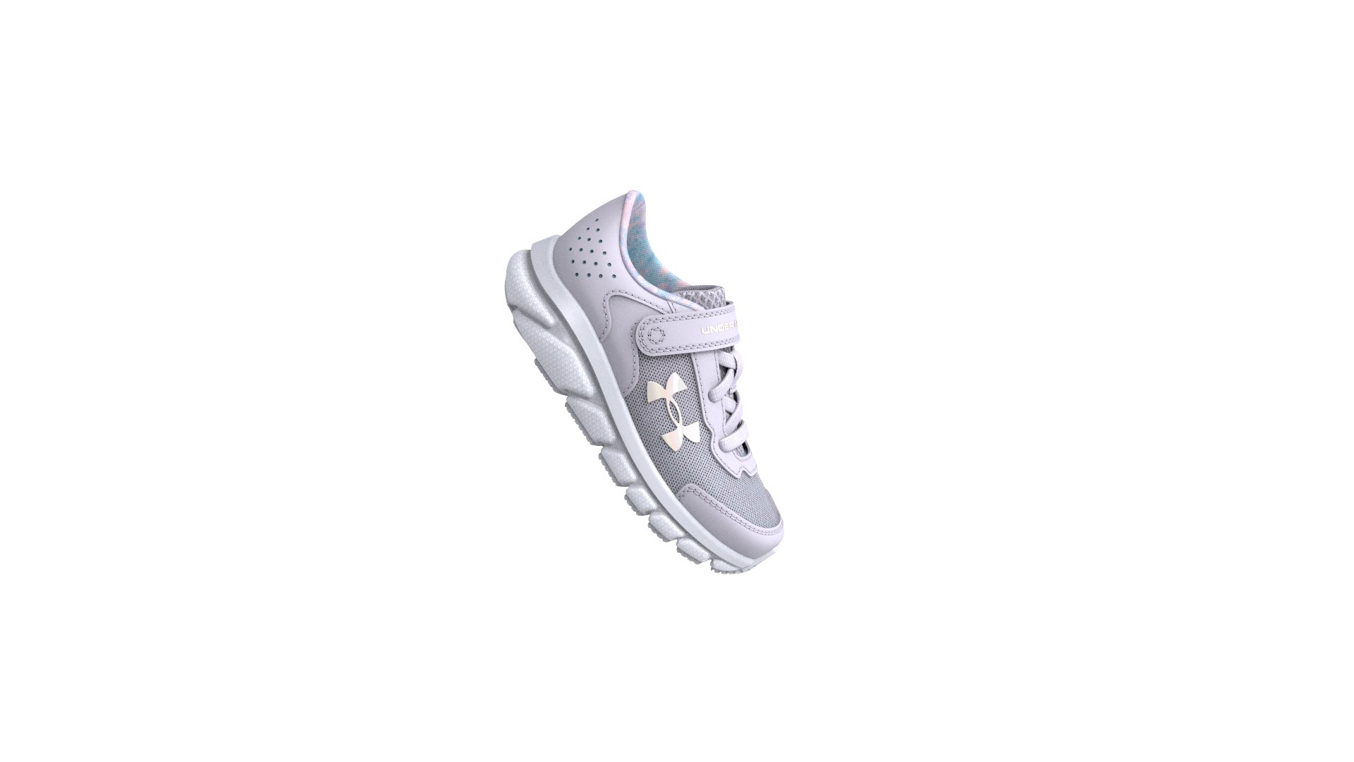 Girls' Infant UA Assert 9 Sky Running Shoes 2