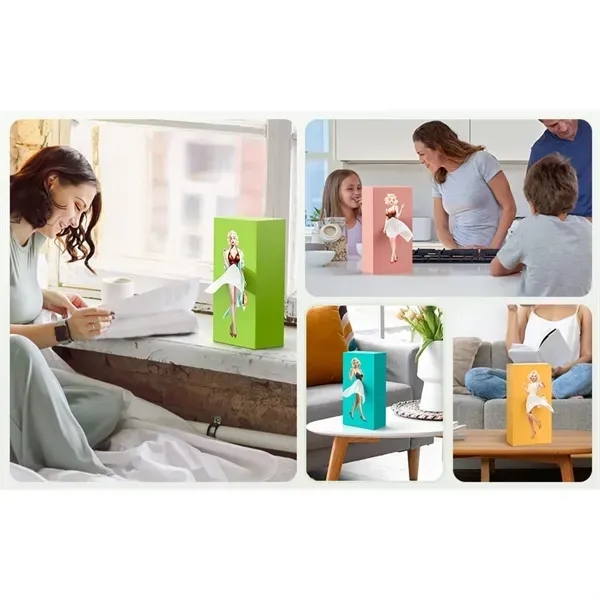 Anime Girl Cartoon Tissue Box Cover - Cute Decorative Holder 9