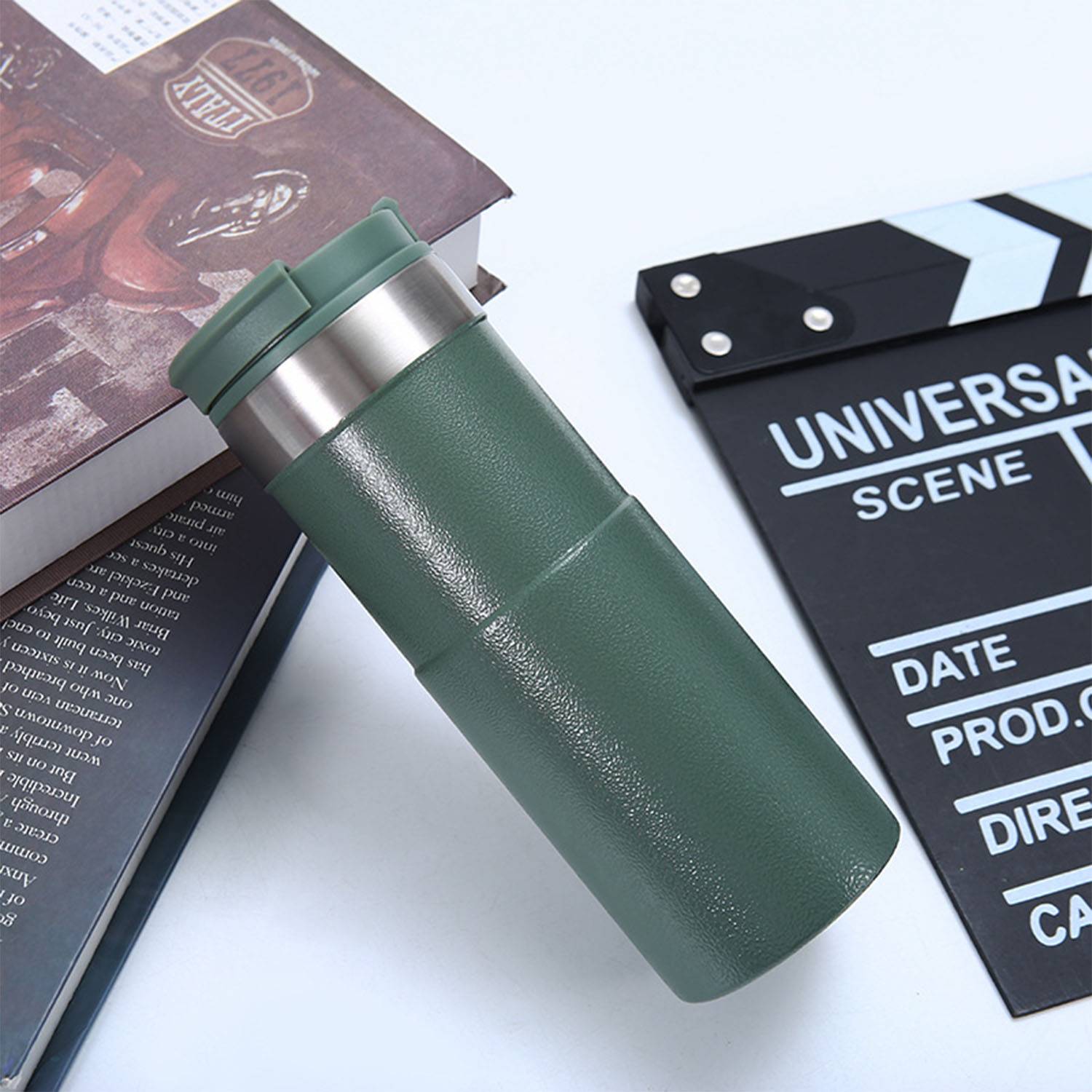 17.6oz stainless steel portable insulated cup 5