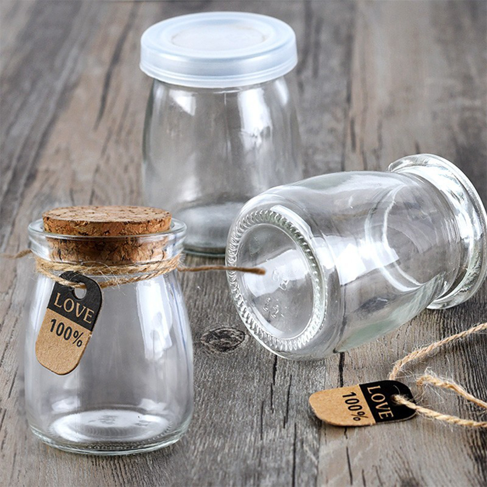 7 Oz Glass Favor Jars With Cork Lids