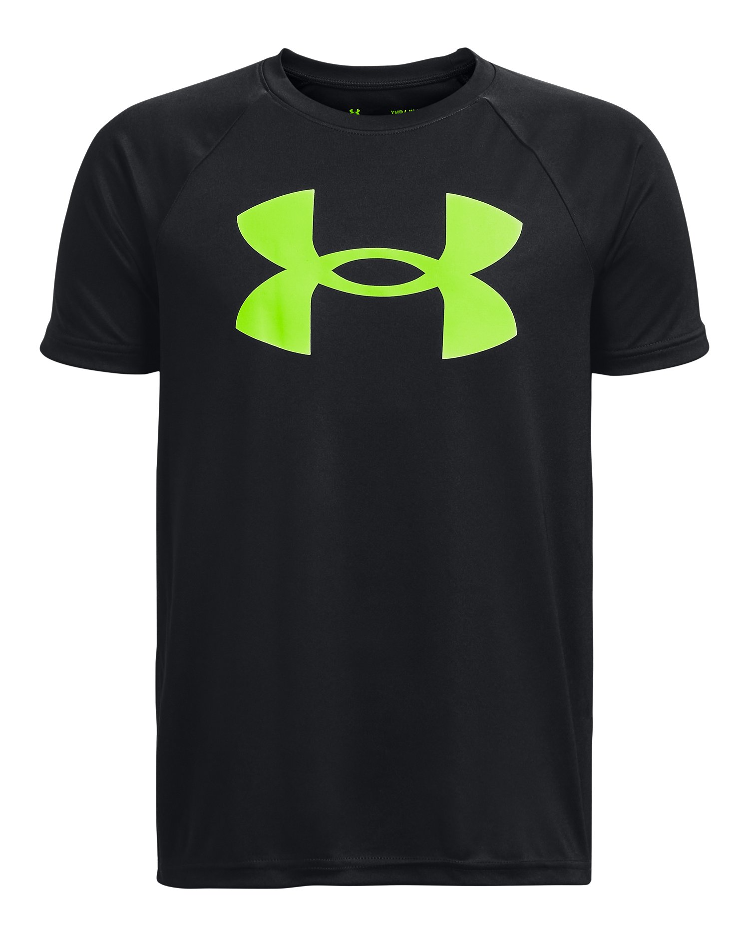 UA Tech Big Logo Boys' Short Sleeve 27