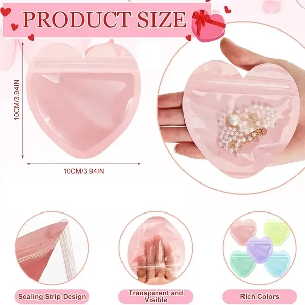 Heart Shaped Jewelry Gift Bags 3