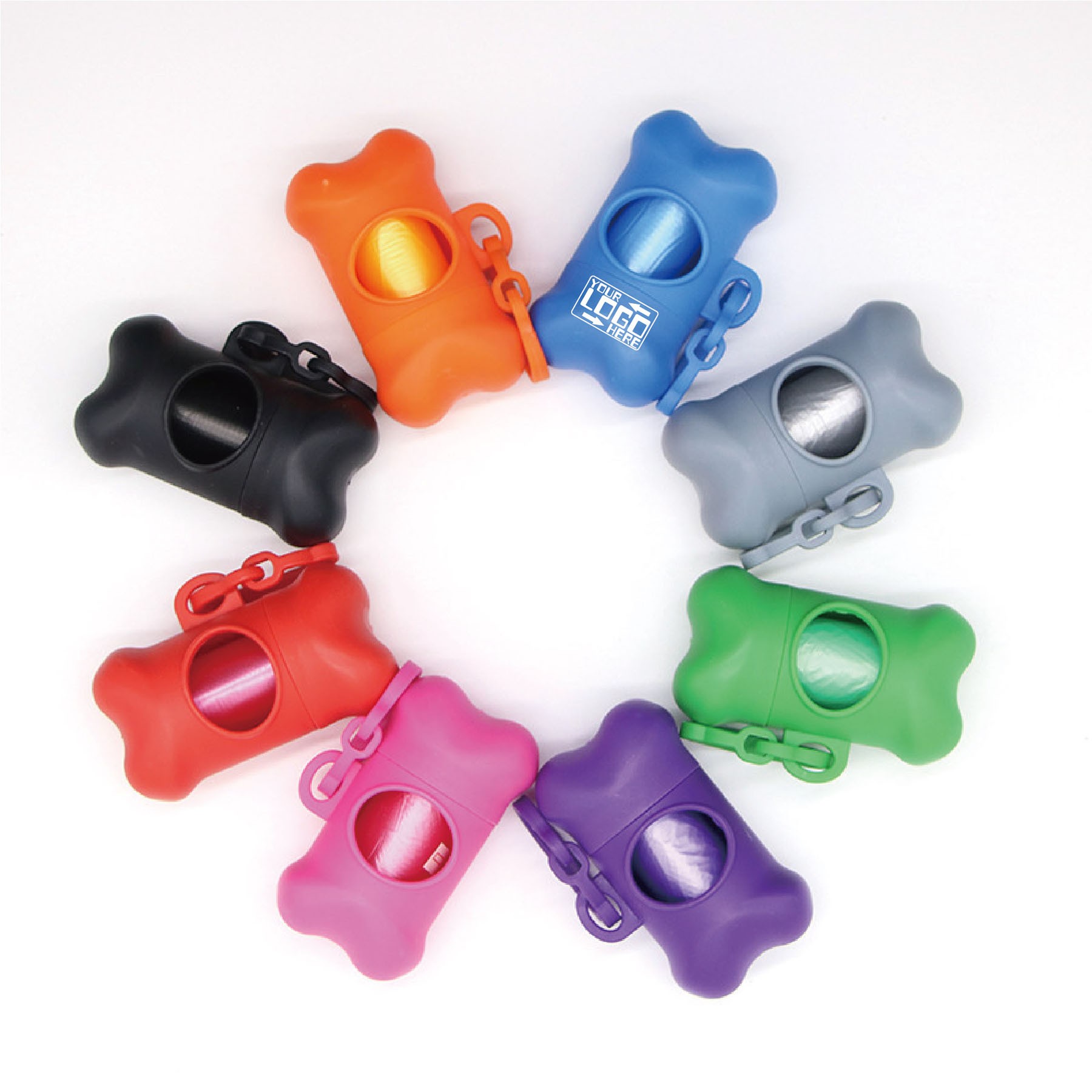 Bone Shaped Dog Poop Bags Dispenser 2