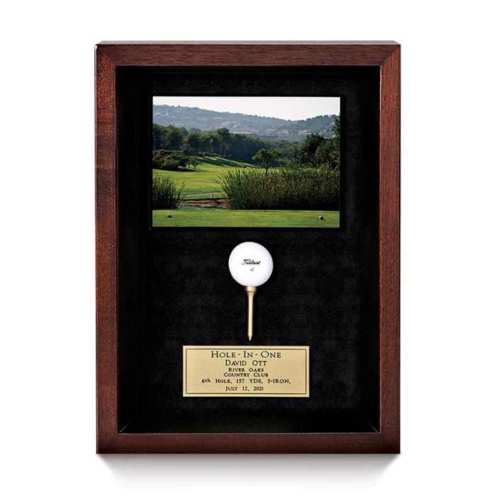 Mahogany Frame with Scorecard/Photo 2