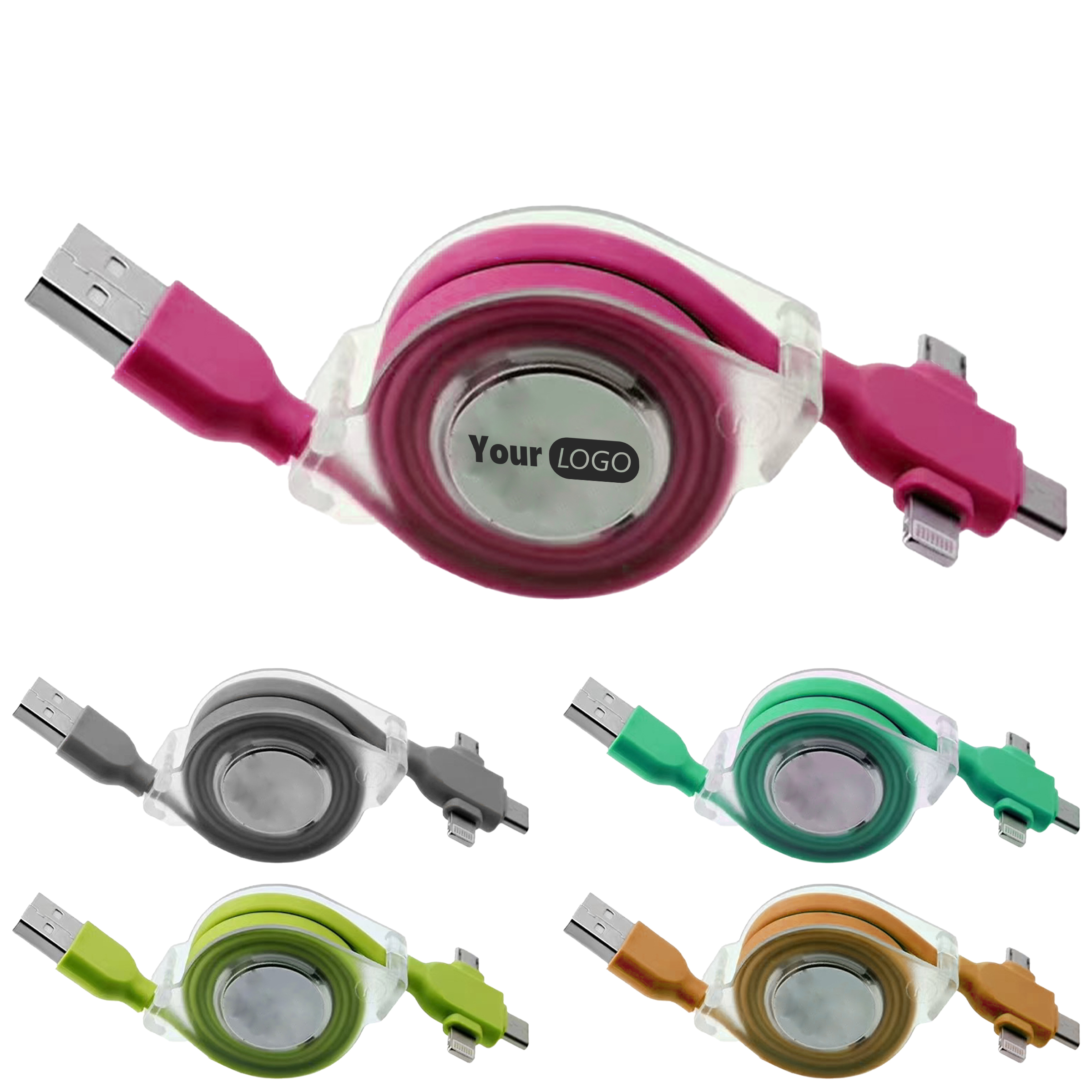 Blend Logo-Ready 3-in-1 Charging Cable 2
