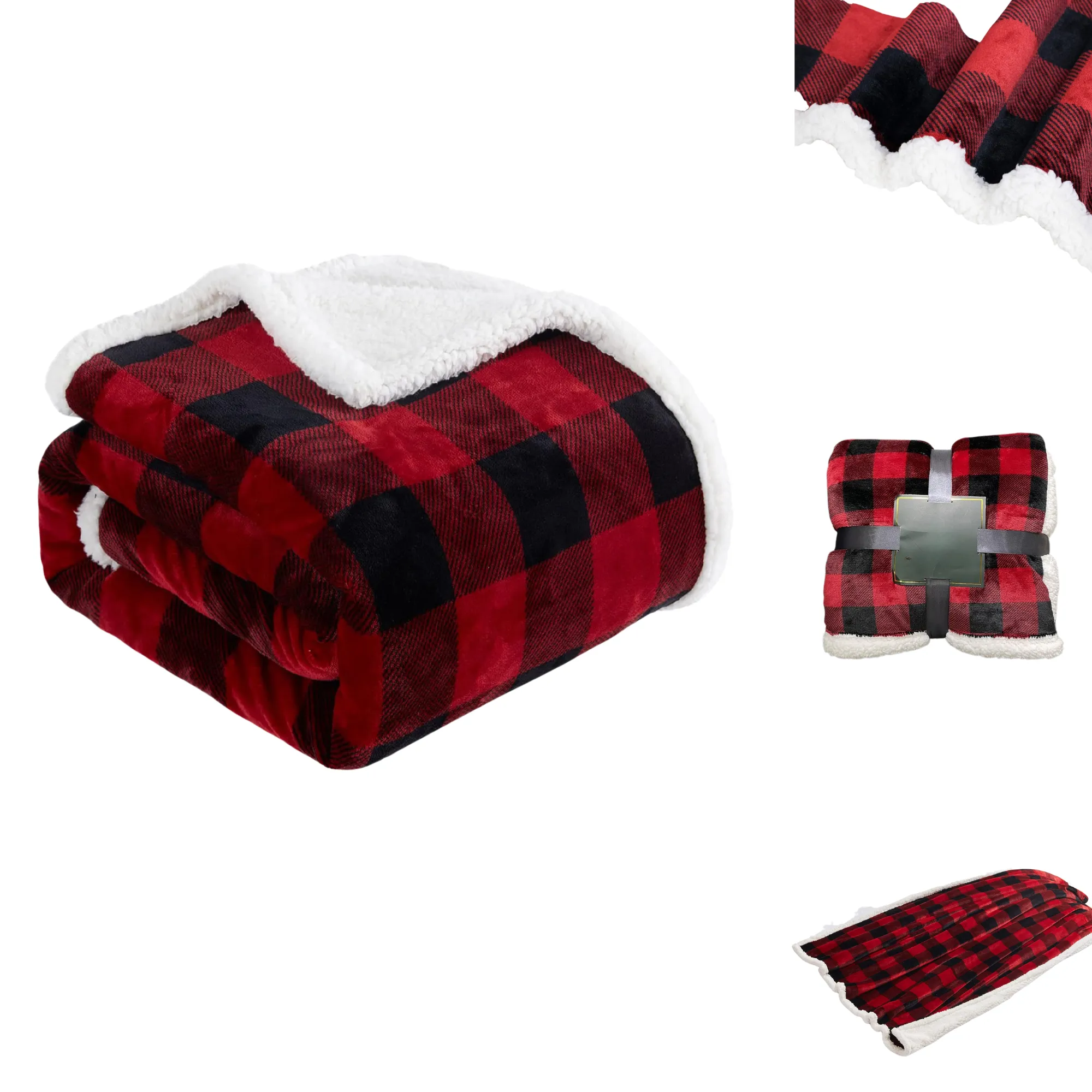 MOQ 10 Pieces Flannel Double-Layer Blanket 3