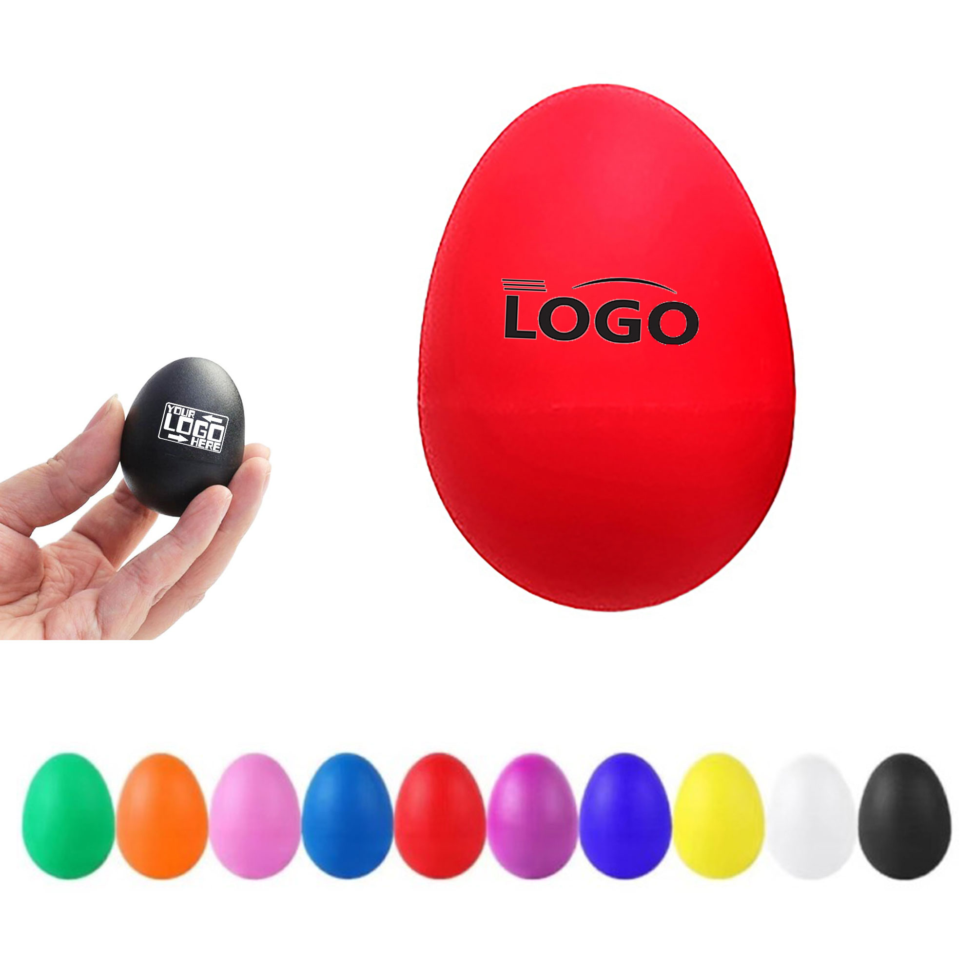 Plastic Sand Egg Shaker 1