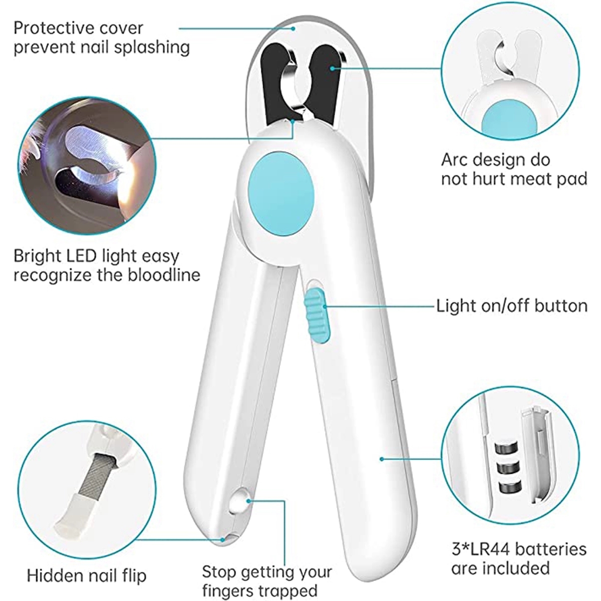 Trimmer Pet Nail Clippers 5
