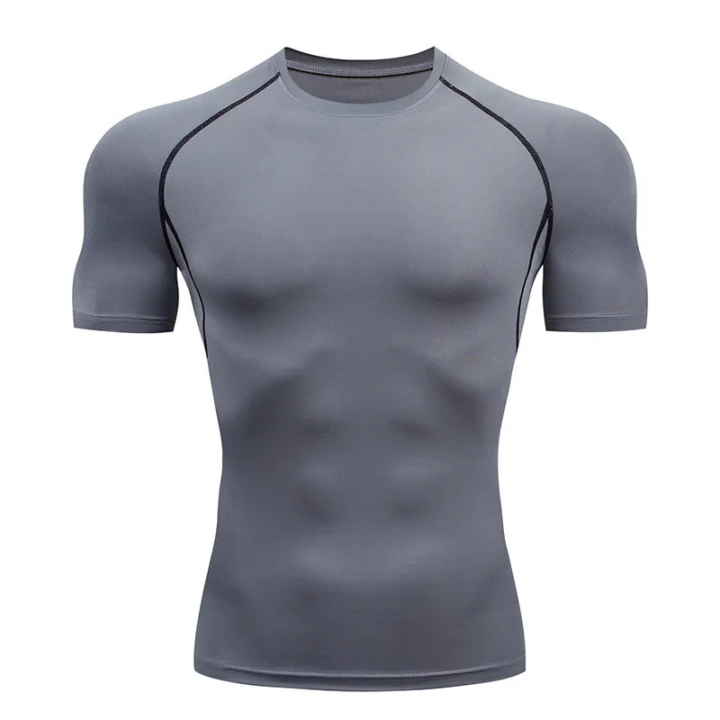 Compression Shirts Short Sleeve Cool Dry Sports Athletic Wor 9