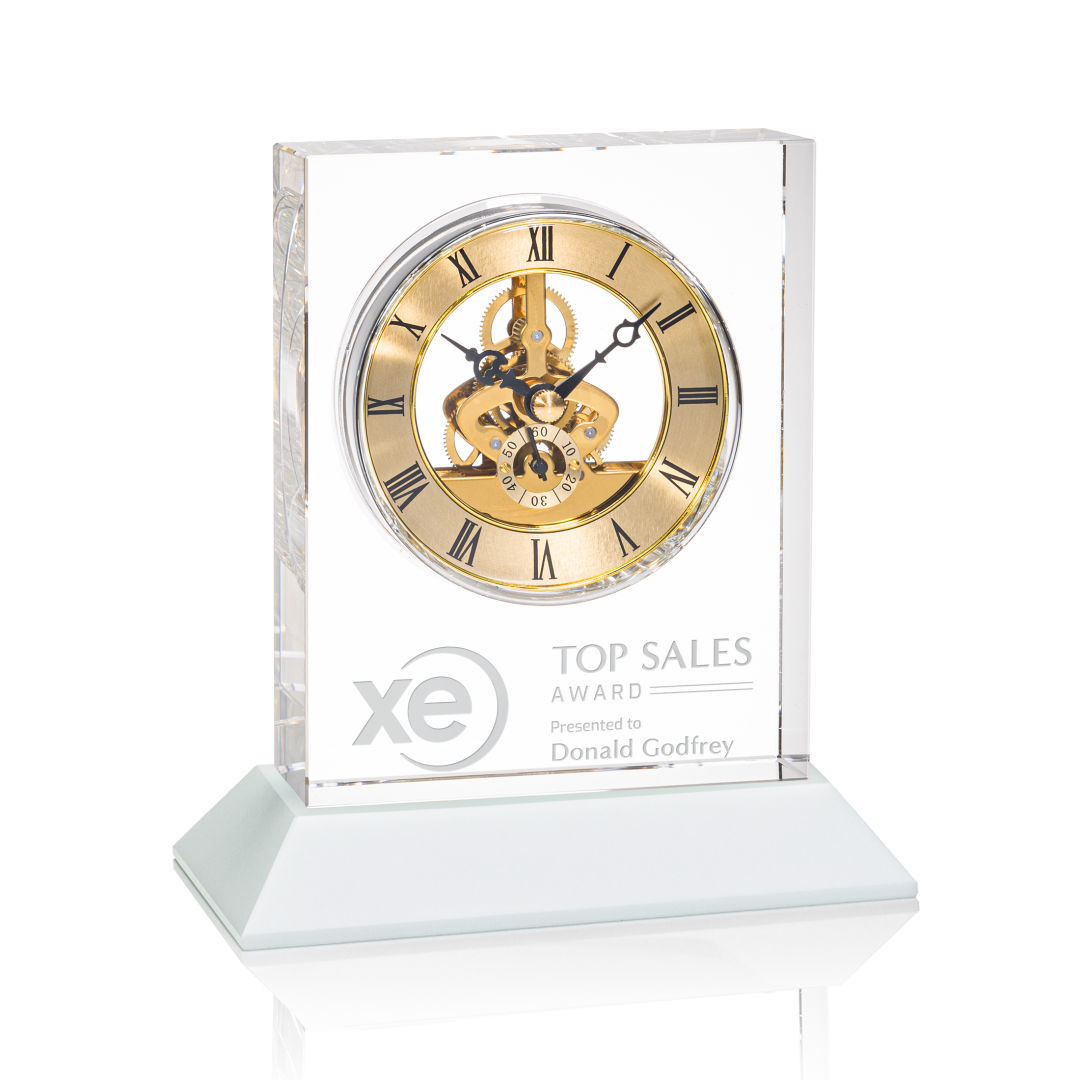 Ashland Clock on Base - Gold Dial 21