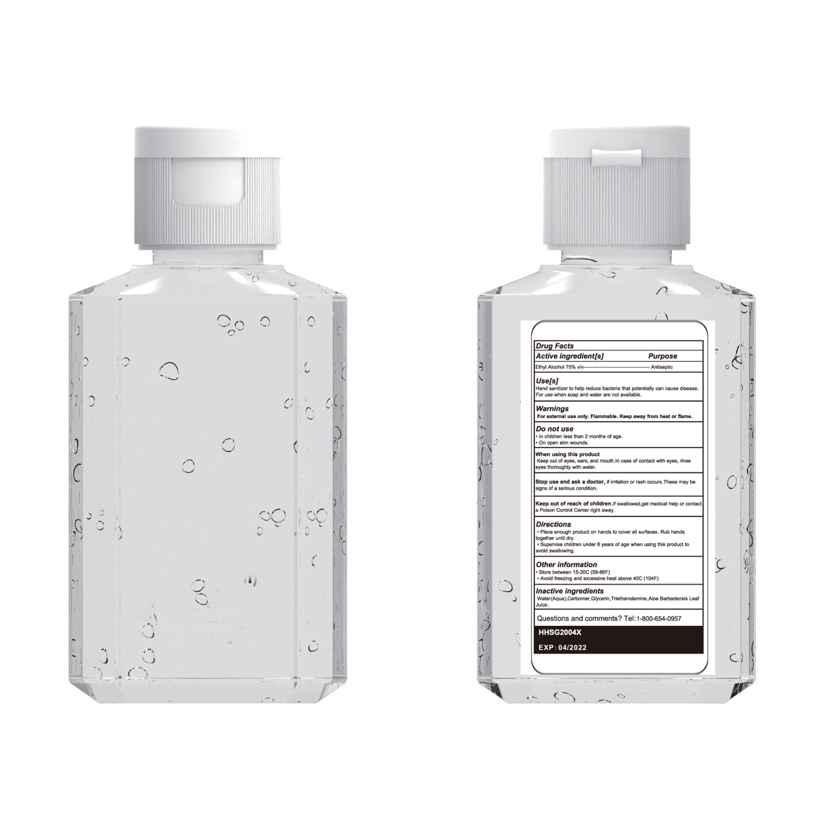 Hand Sanitizer Gel 2 oz (60 ml) 2