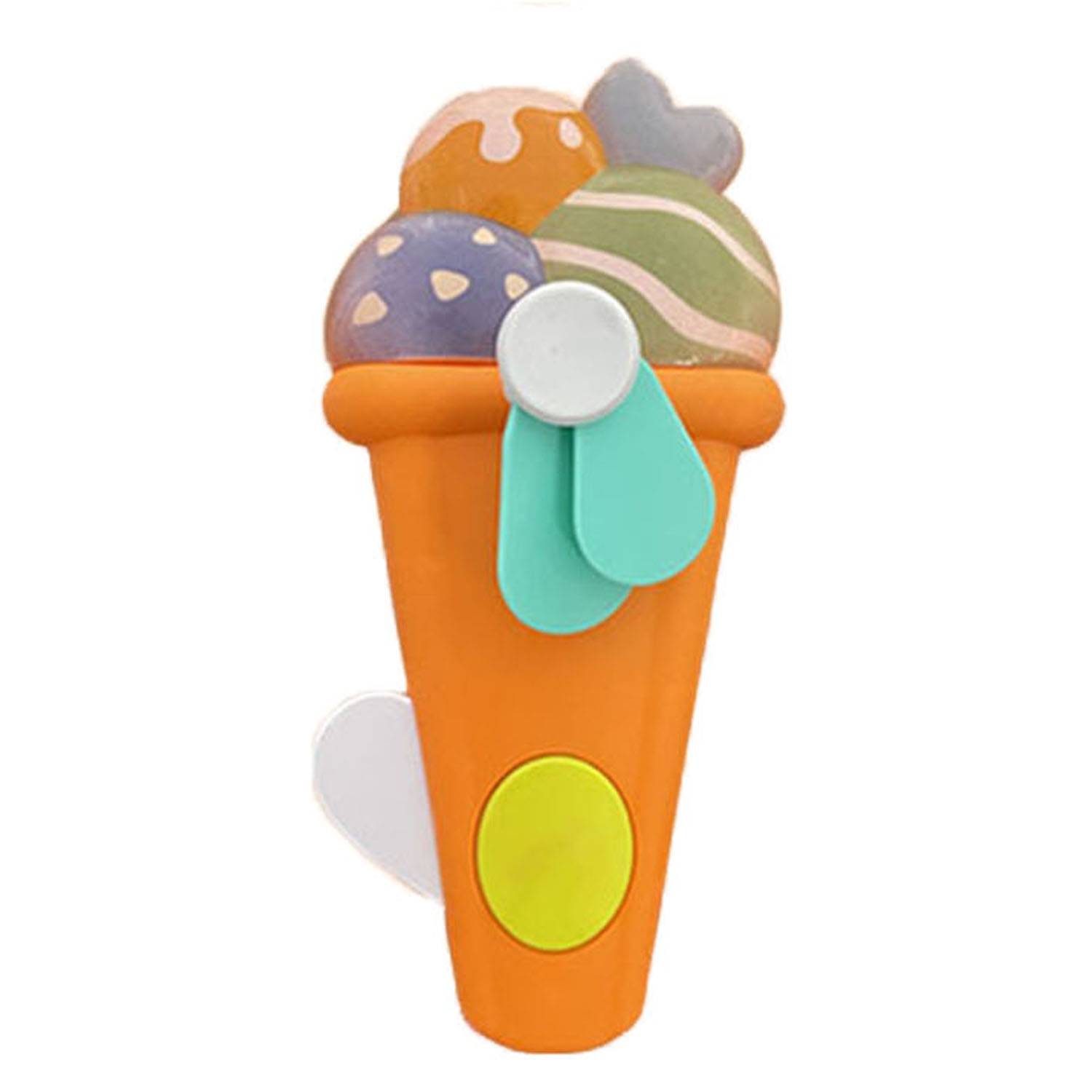 Mini Ice Cream Shaped Hand-Pressed Fan 4