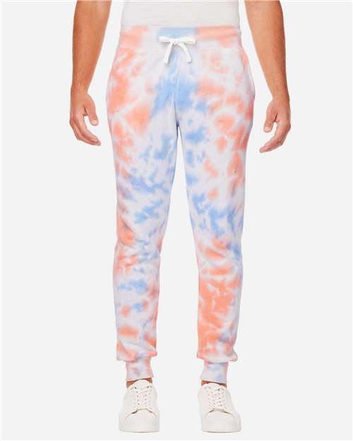 Unisex Tie-Dyed Fleece Joggers - 8884 47