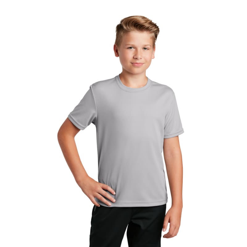 Sport-Tek Youth PosiCharge RacerMesh Tee. 50