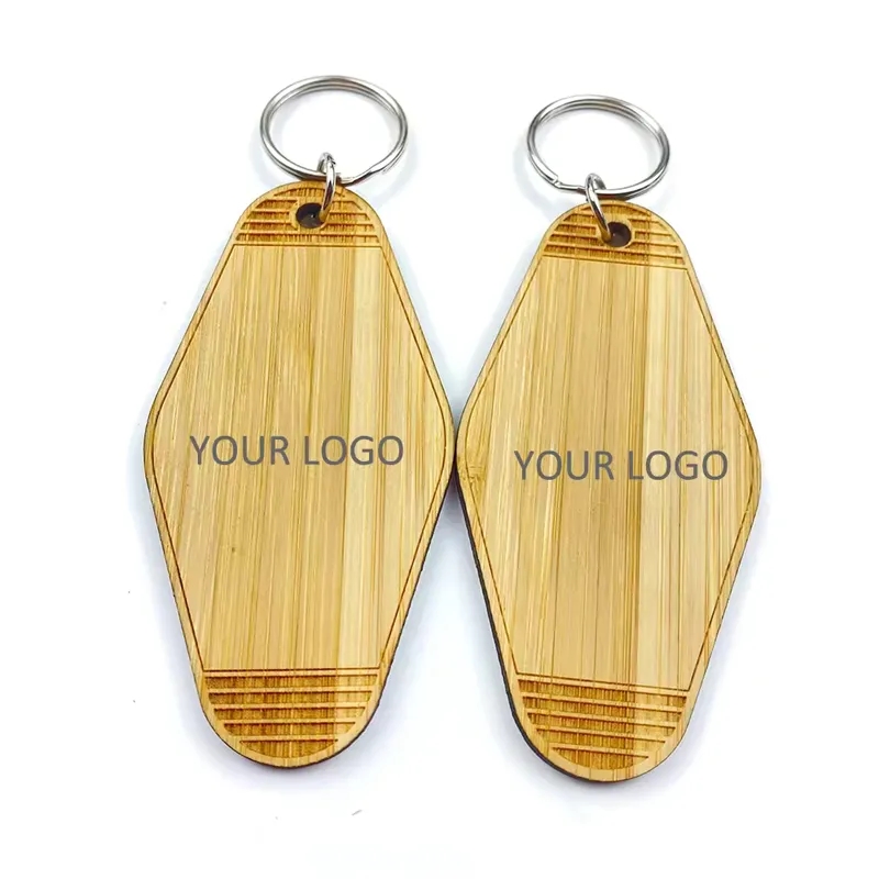 Bamboo Motel-style Key Chain 3