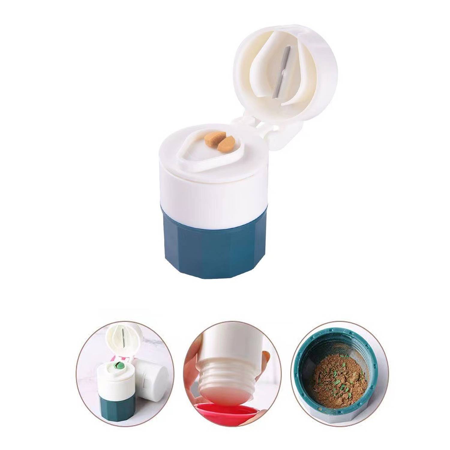 4 In 1 Multifunction Pill Cutter Crusher Box 3