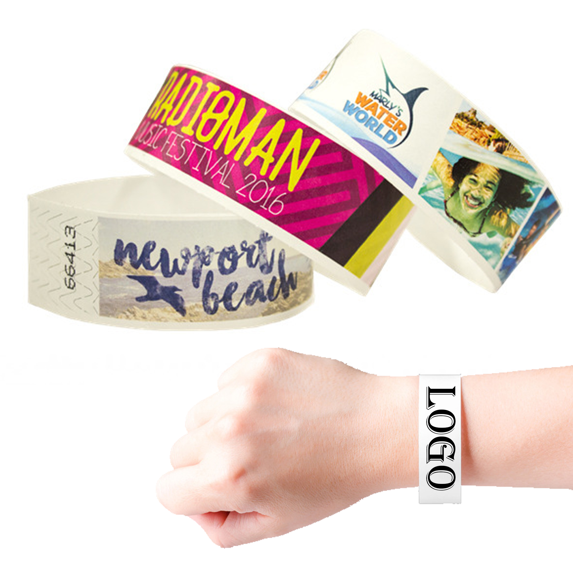 Tyvek Wristbands for Events MOQ50 1