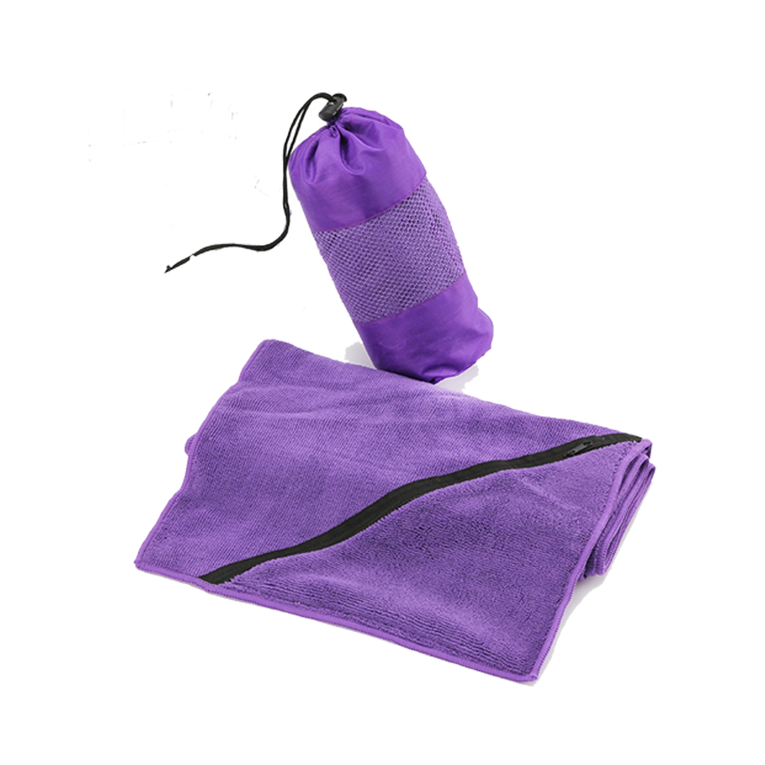 Fall Sports Gym Towel with Drawstring Bag 3