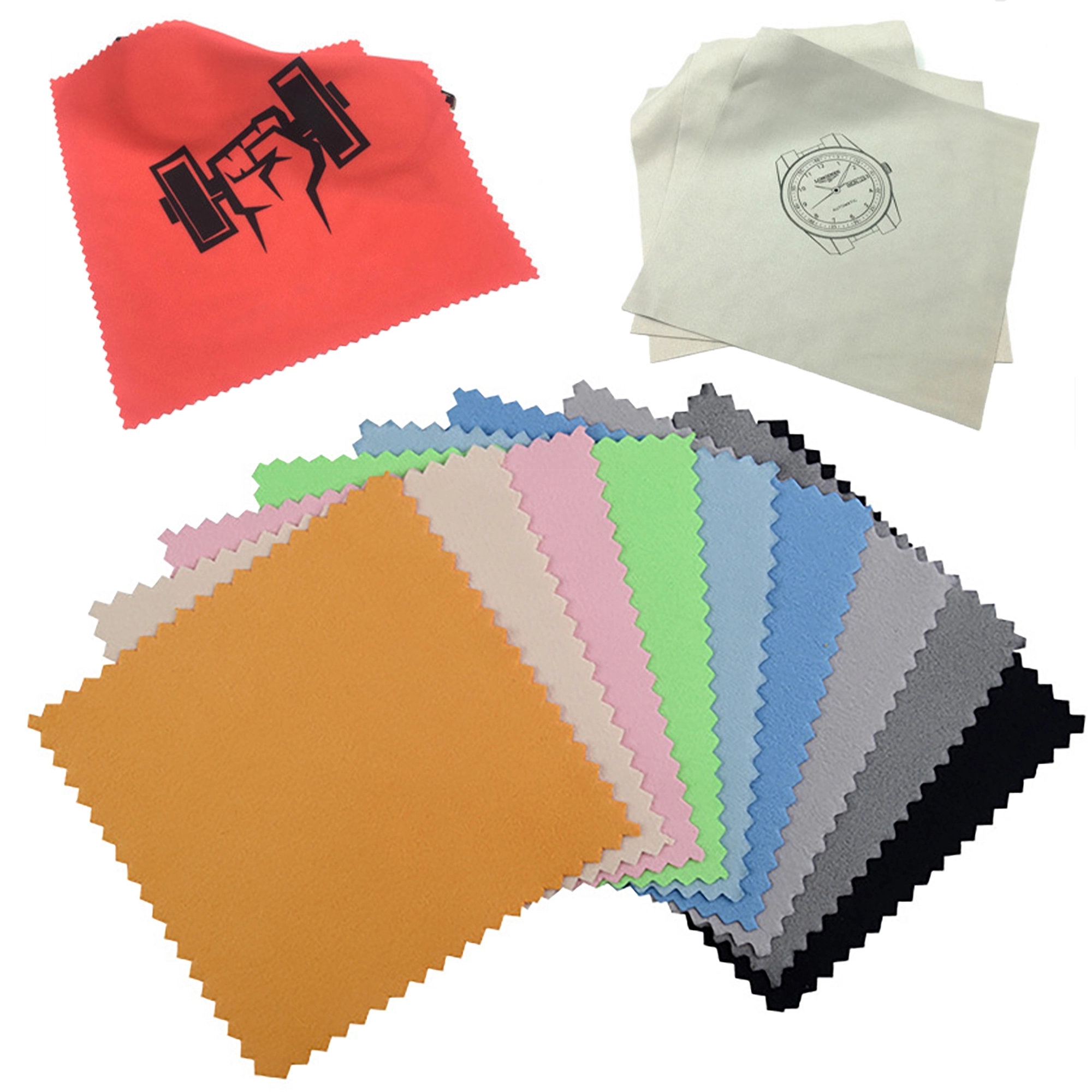 MOQ 50pcs Microfiber Cleaning Glasses Cloth 5