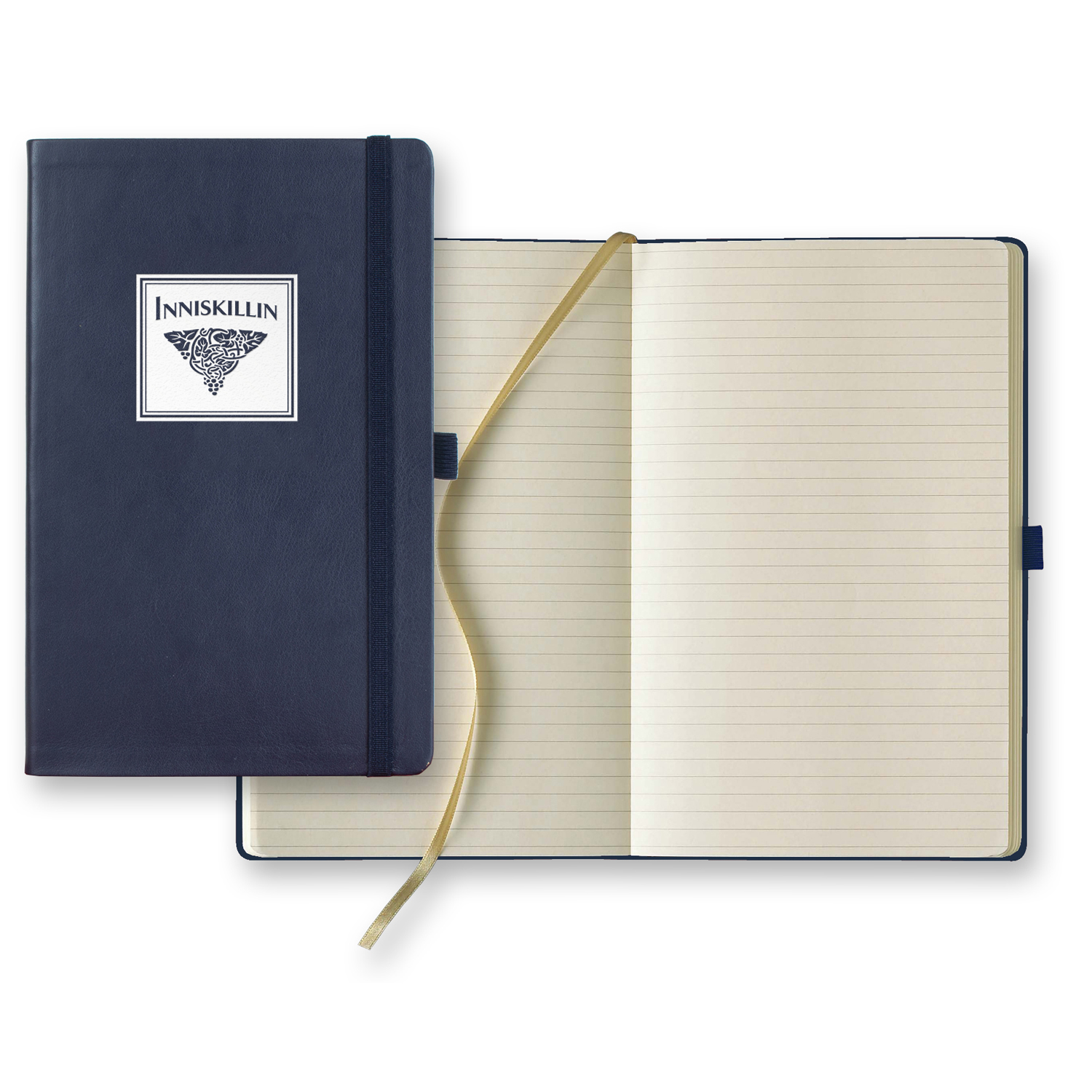 Castelli Calf Leather Medio Lined Ivory Page Journal 2