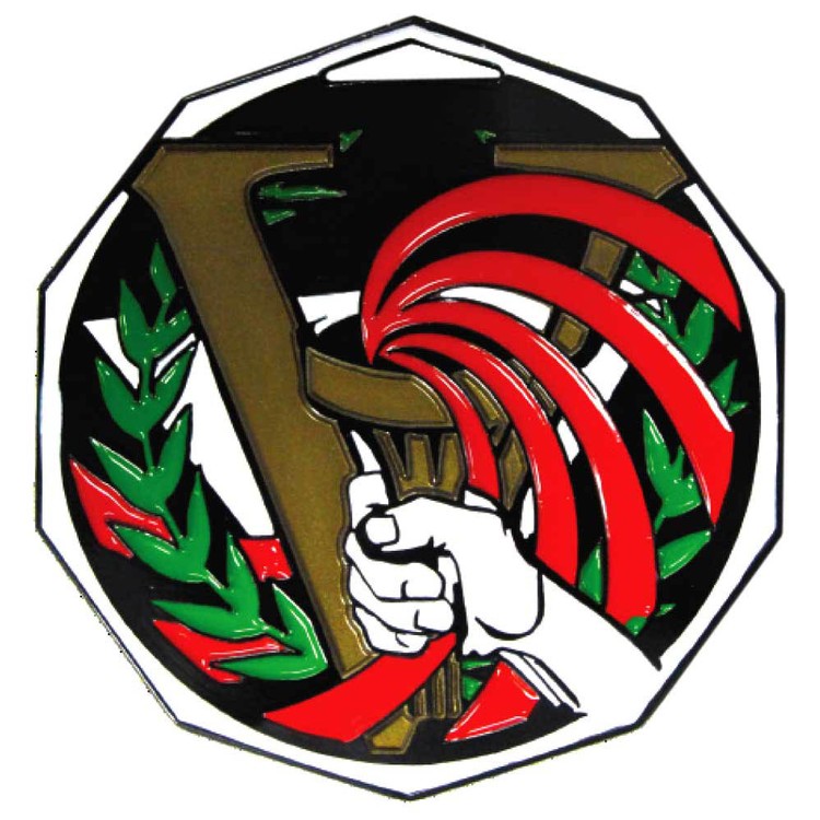 Victory Decagon Colored Medallion (2") 1