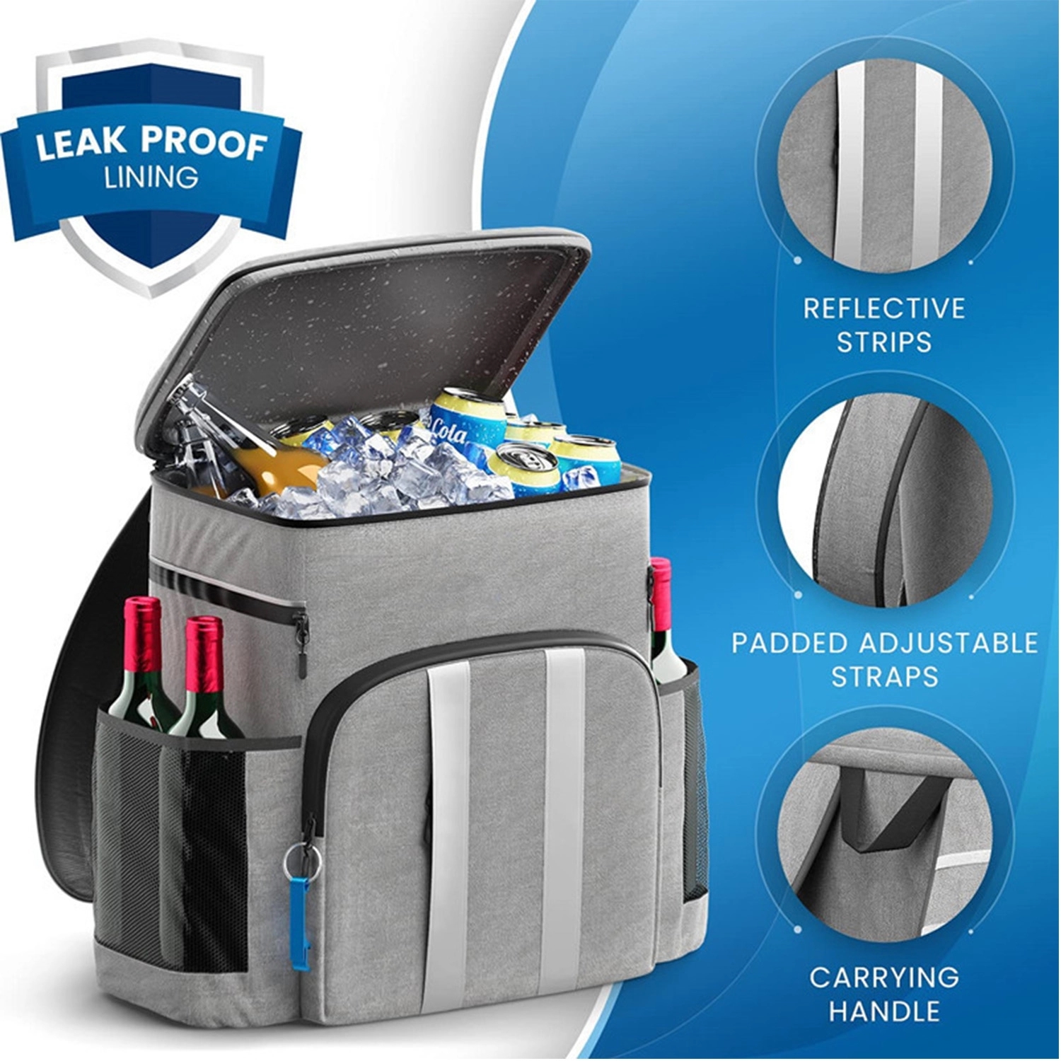 Insulated Refrigerated Outdoor Portable Backpack 4