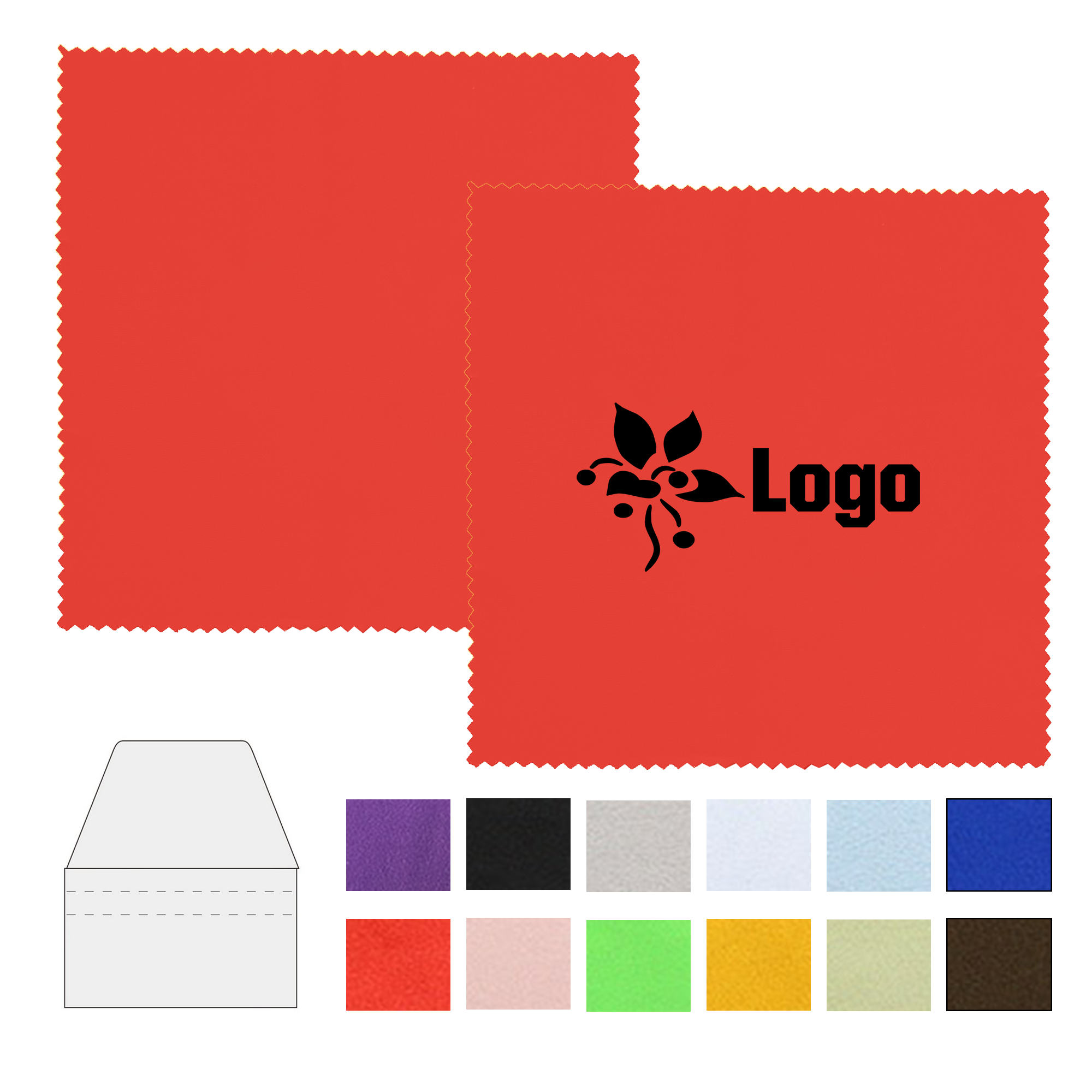 Full Color Microfiber Glasses Cloth With Pvc Cover 2