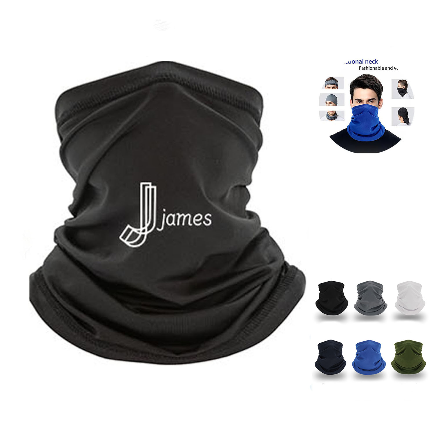 Outdoor Breathable Sunscreen Breathable Ice Sports Scarf 6