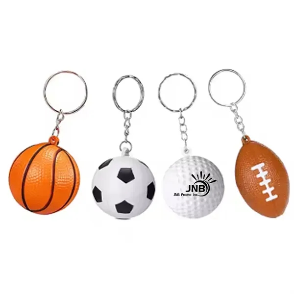 Soccer Keychains Stress Ball