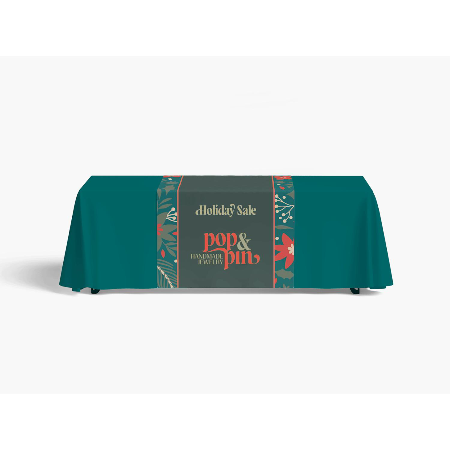 Custom 36"Wide Dye Sublimated Satin Table Runner 3