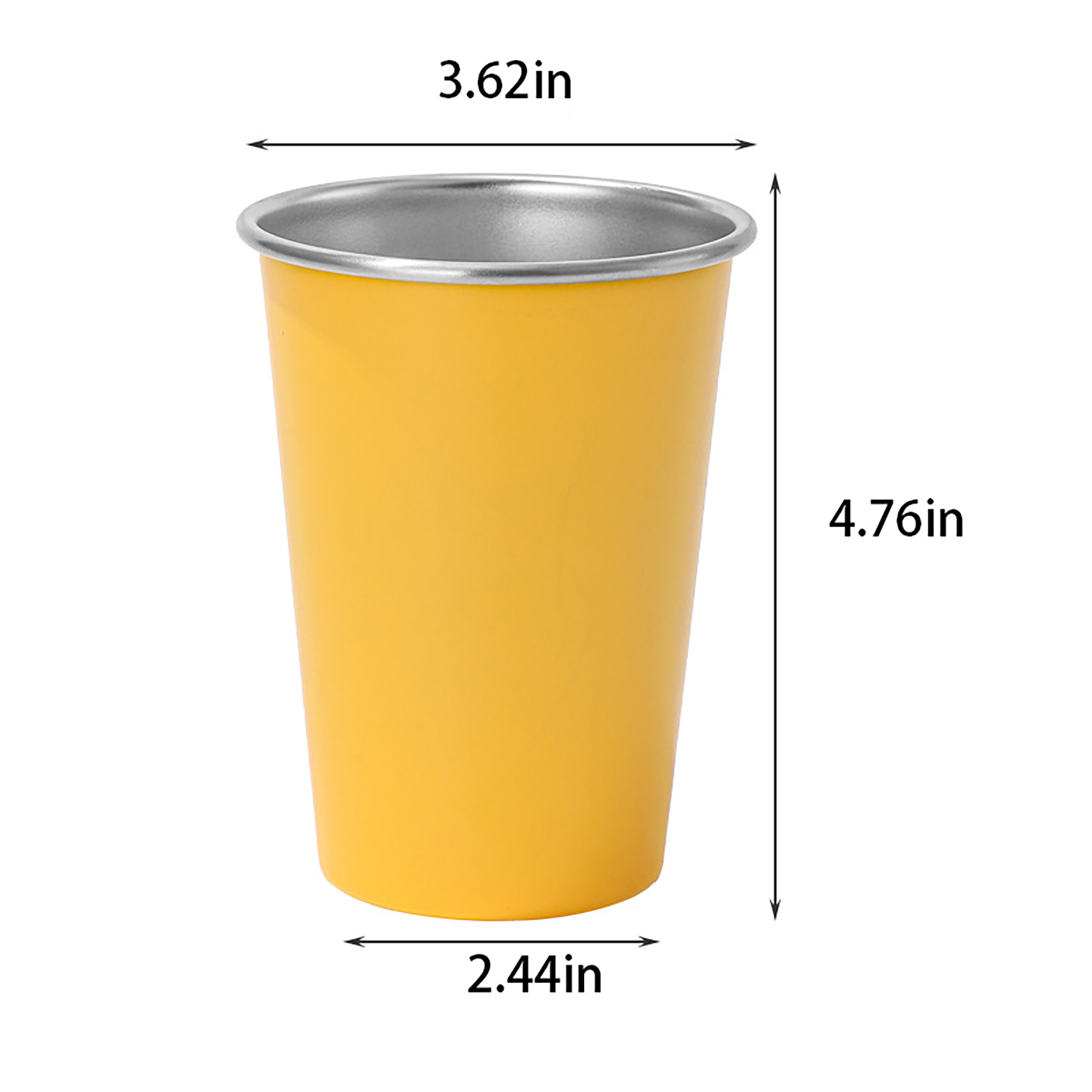 Stackable Stainless Steel Cups 3