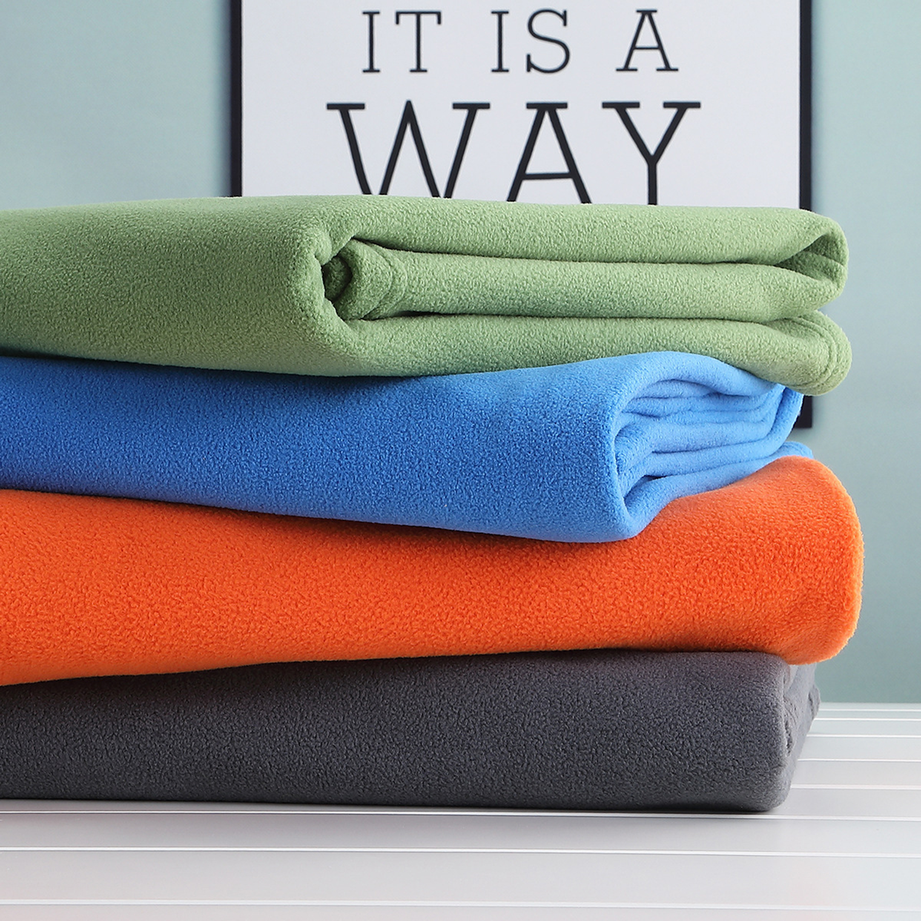 Personalized Logo House Yoga Polar Fleece Blanket 3