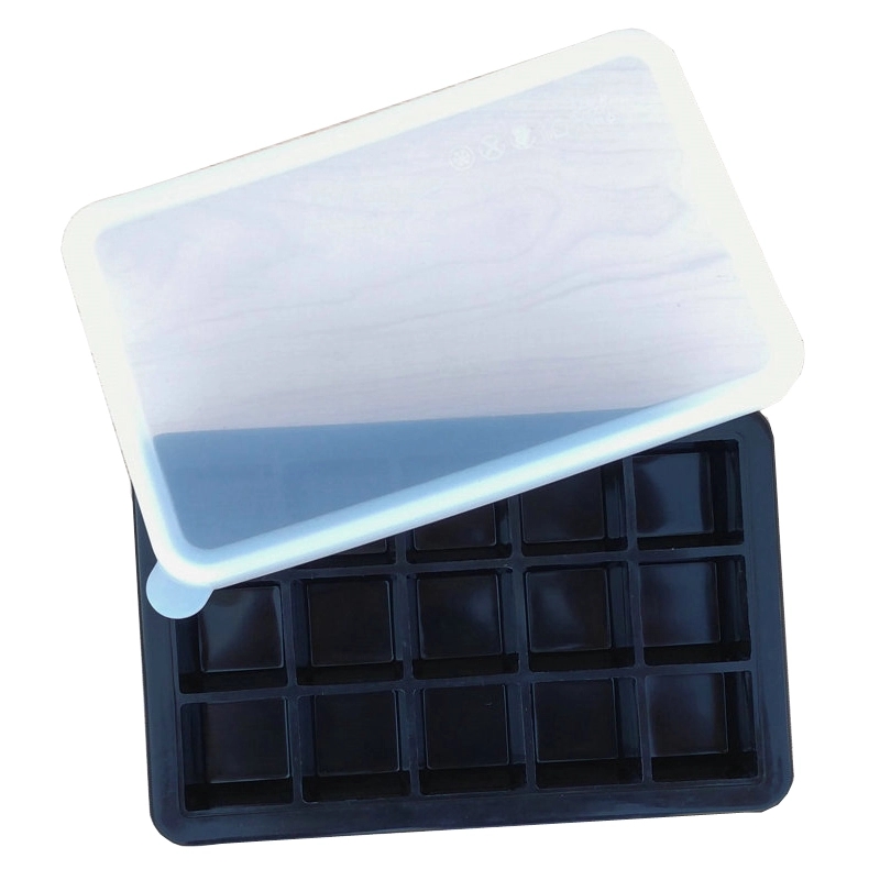 Custom Silicone Baby Food Storage & Ice Cube Freezer Tray 14