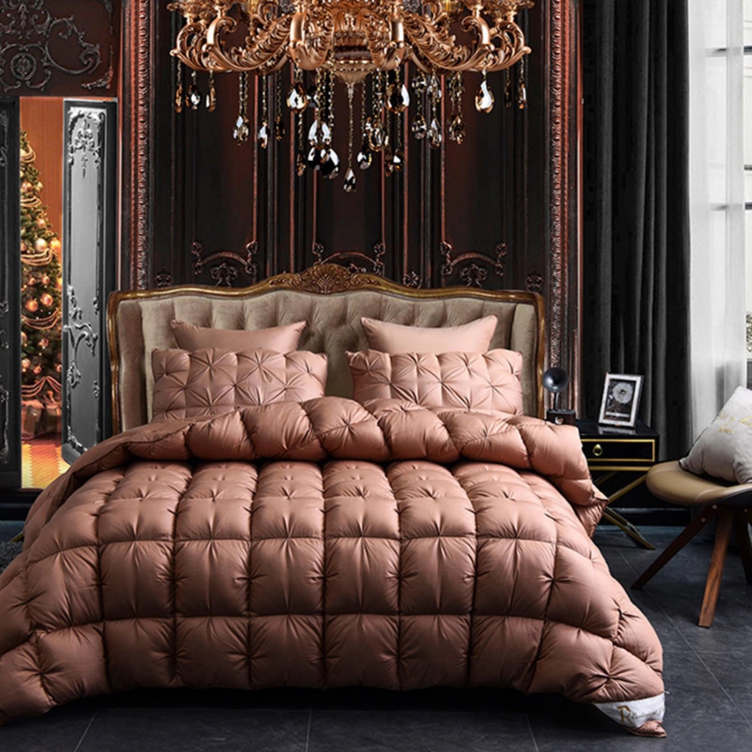Lightweight Goose Feathers Down Comforter Duvet 6