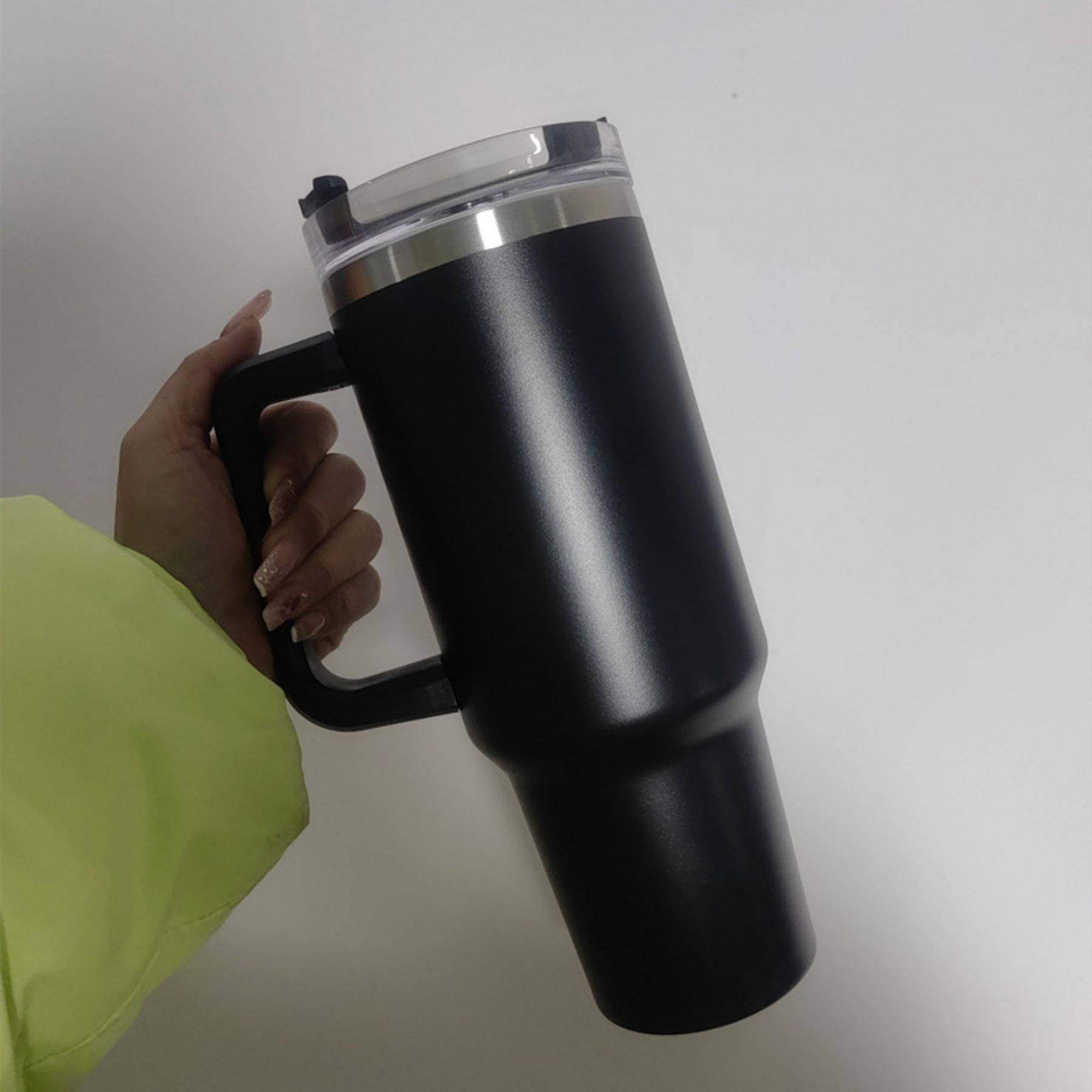 40 Oz Large Capacity Stainless Steel Car Cup With Handle 11