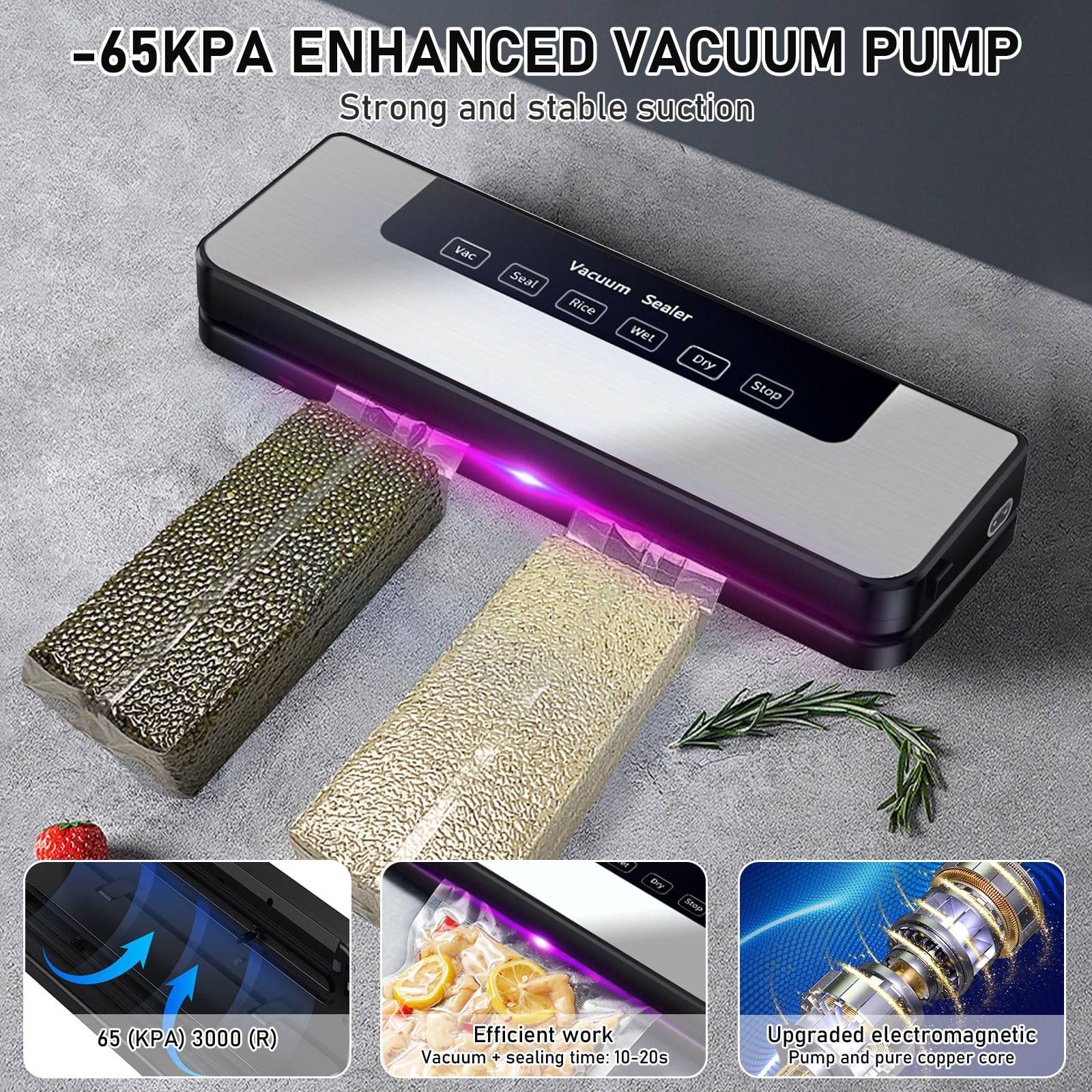 High-Speed Vacuum Food Sealer Machine 4